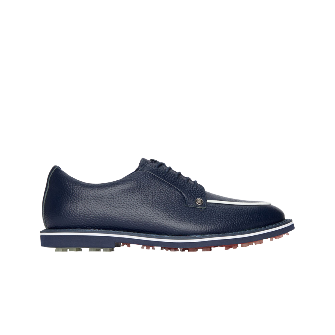 지포어 갤리밴터 페블 레더 콘트라스트 스플릿 토 골프 슈즈 트와일라잇(G/Fore Gallivanter Pebble Leather Contrast Split Toe Golf Shoes Twilight)