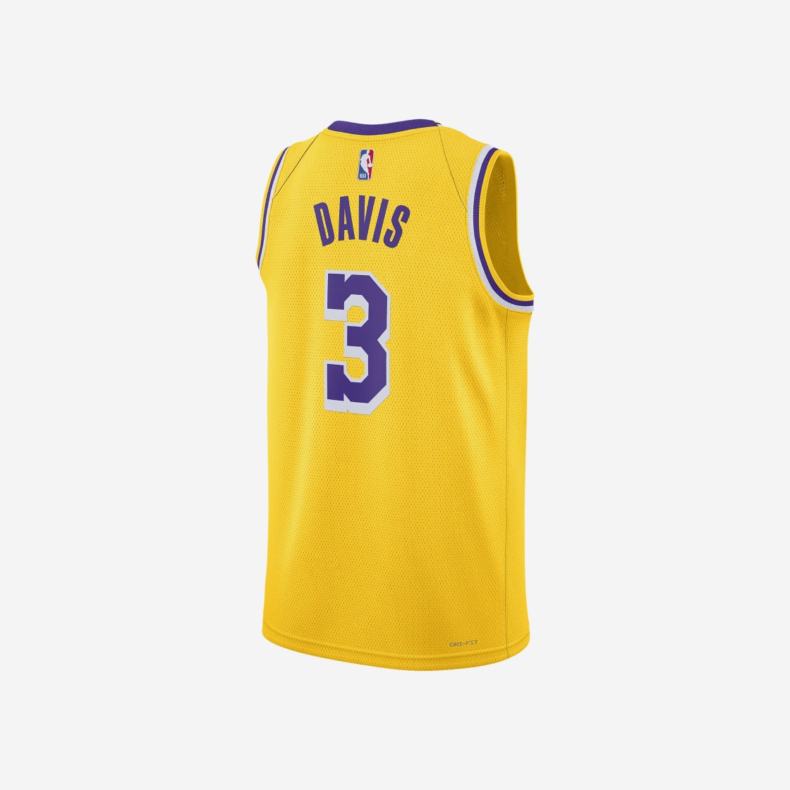 Nike Anthony Davis LA Lakers Icon Edition 2022/23 NBA Swingman Jersey Amarillo 상세 이미지 2