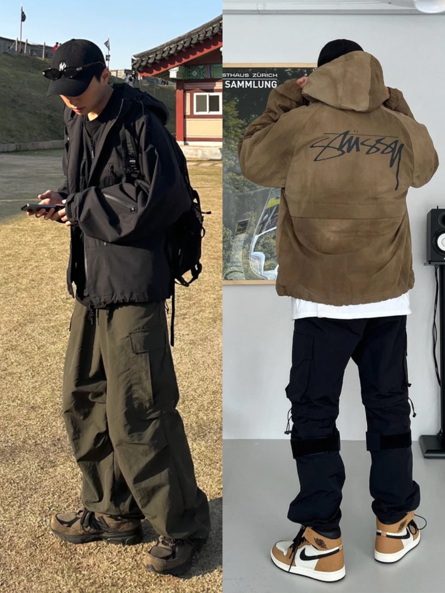 Salomon x Ranra Cross Pro Peat Major Brown, Jordan 1 Retro High Rookie of the Year 착용 스타일 - 2