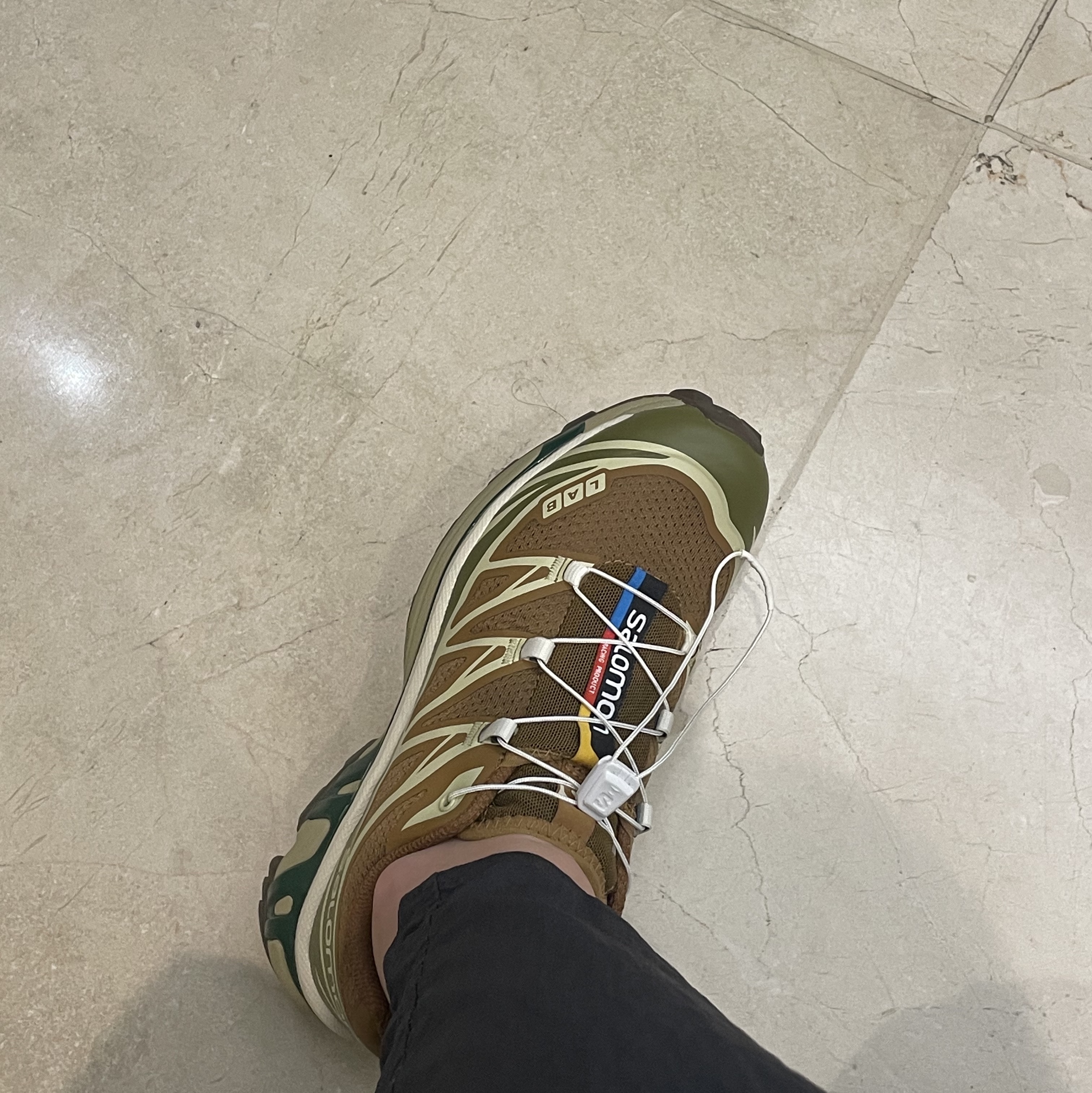 Salomon XT-6 Rubber Lizard 착용 스타일