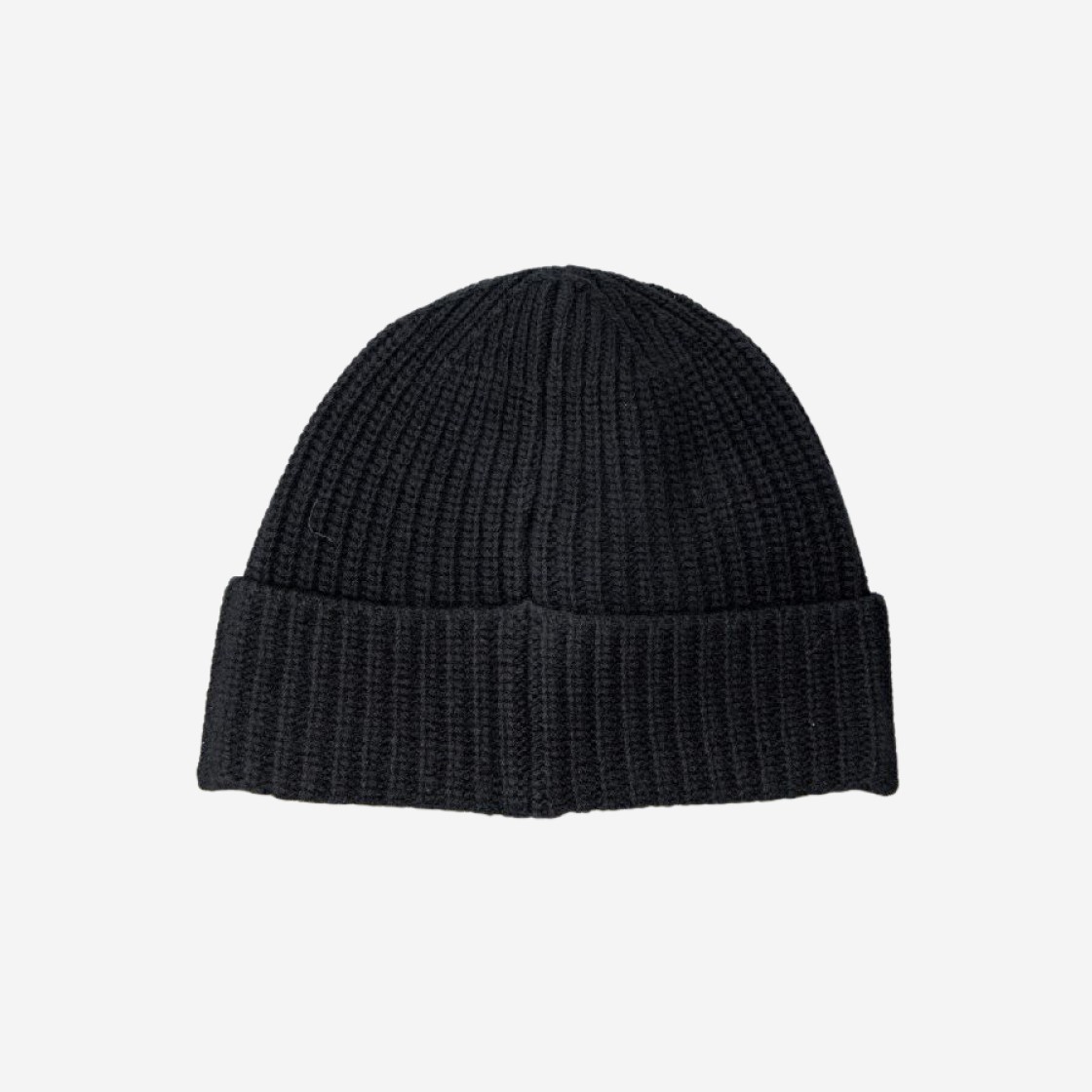 Stone Island N10B5 Ribbed Wool Beanie Black - 23FW 상세 이미지 2