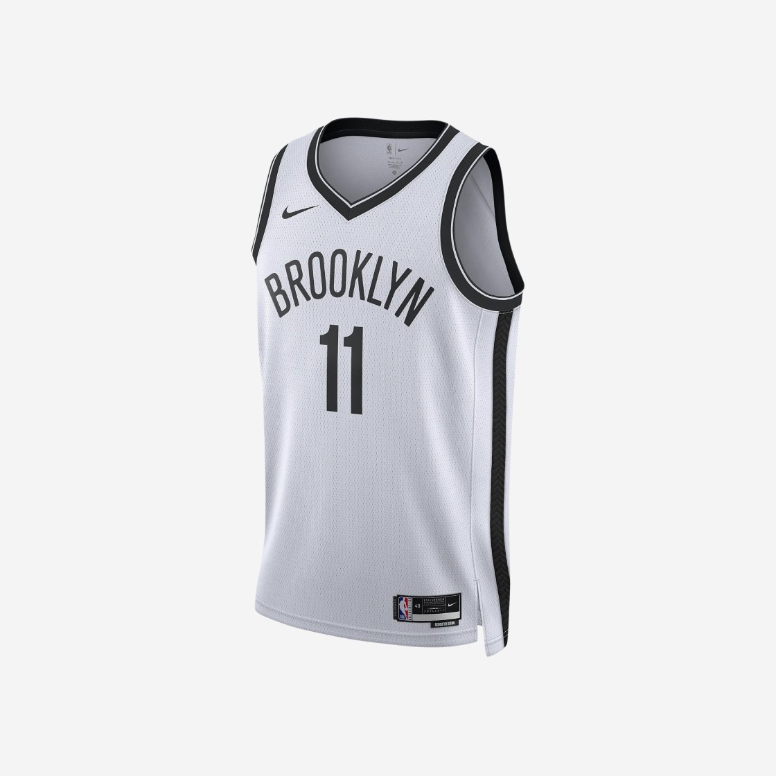 Nike Kyrie Irving Brooklyn Nets Association Edition 2022/23 NBA Swingman Jersey White 상세 이미지 1