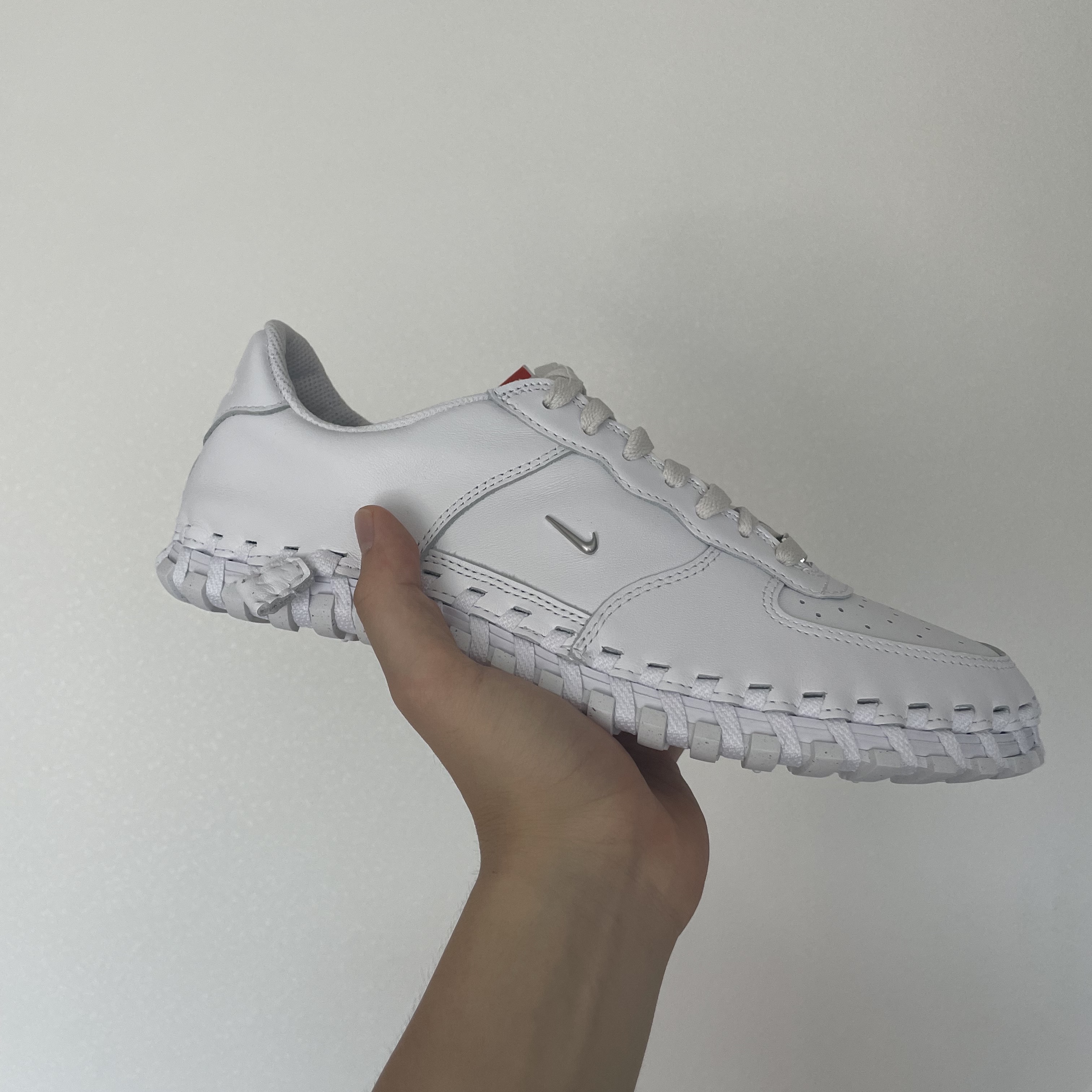 Nike x Jacquemus J Force 1 Low LX SP White 착용 스타일