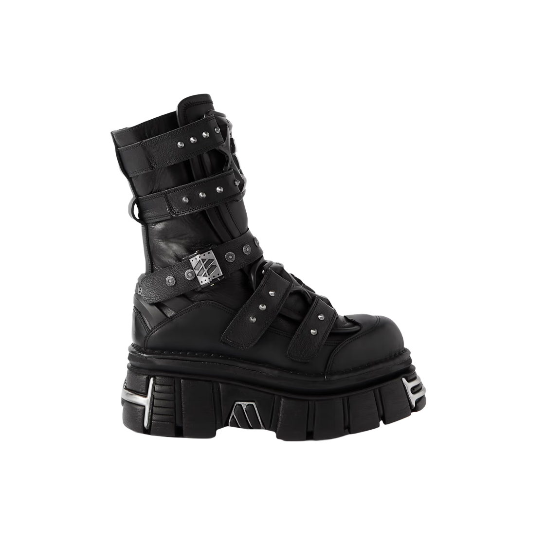 뉴 락 x 베트멍 에디션 게이머 앵클 부츠 블랙(New Rock x Vetements Edition Gamer Ankle Boots Black)