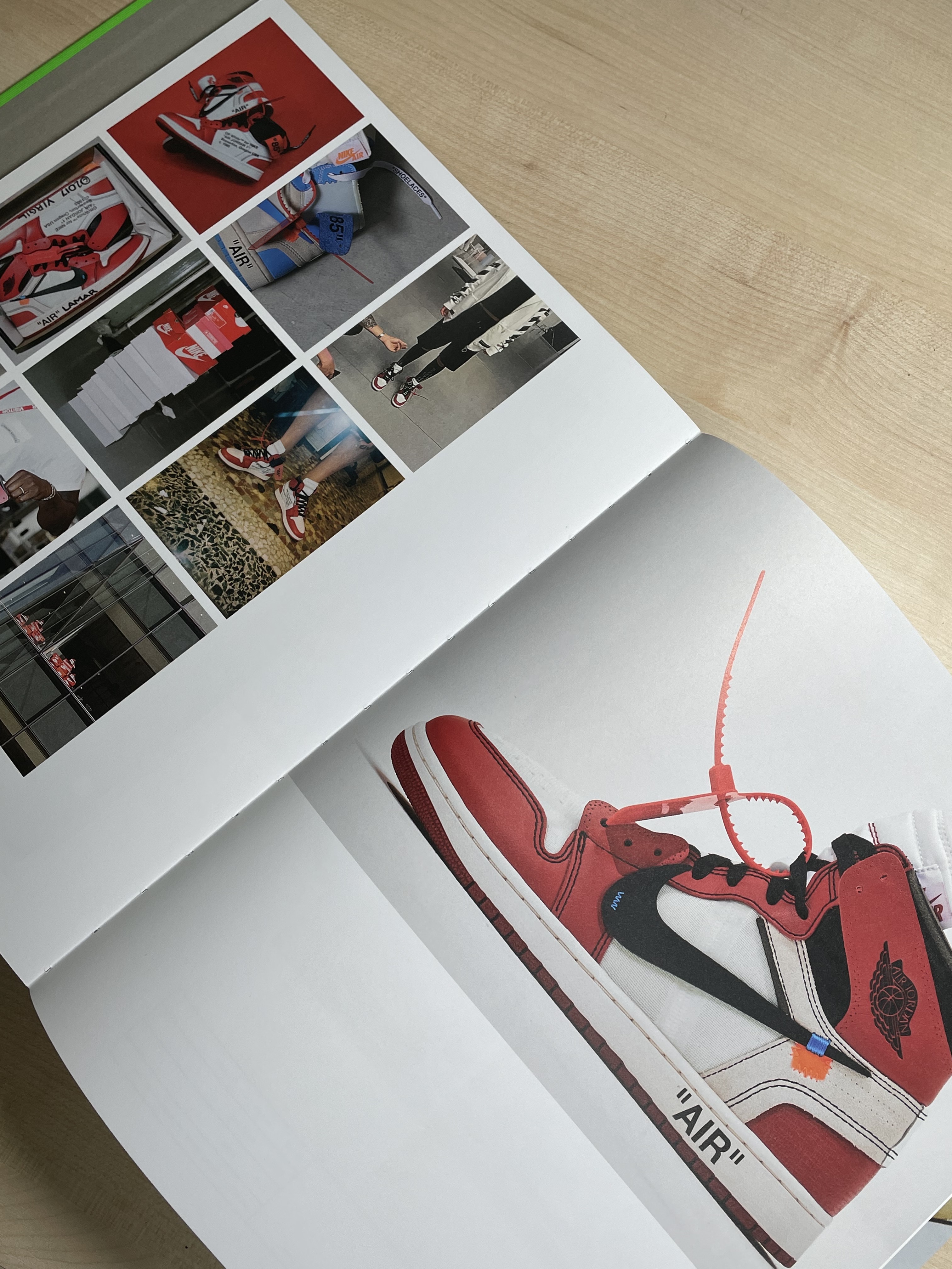 Nike x Virgil Abloh Icons The Ten Something's Off Book, Jordan 1 x Off-White Retro High Chicago The Ten 착용 스타일 - 2
