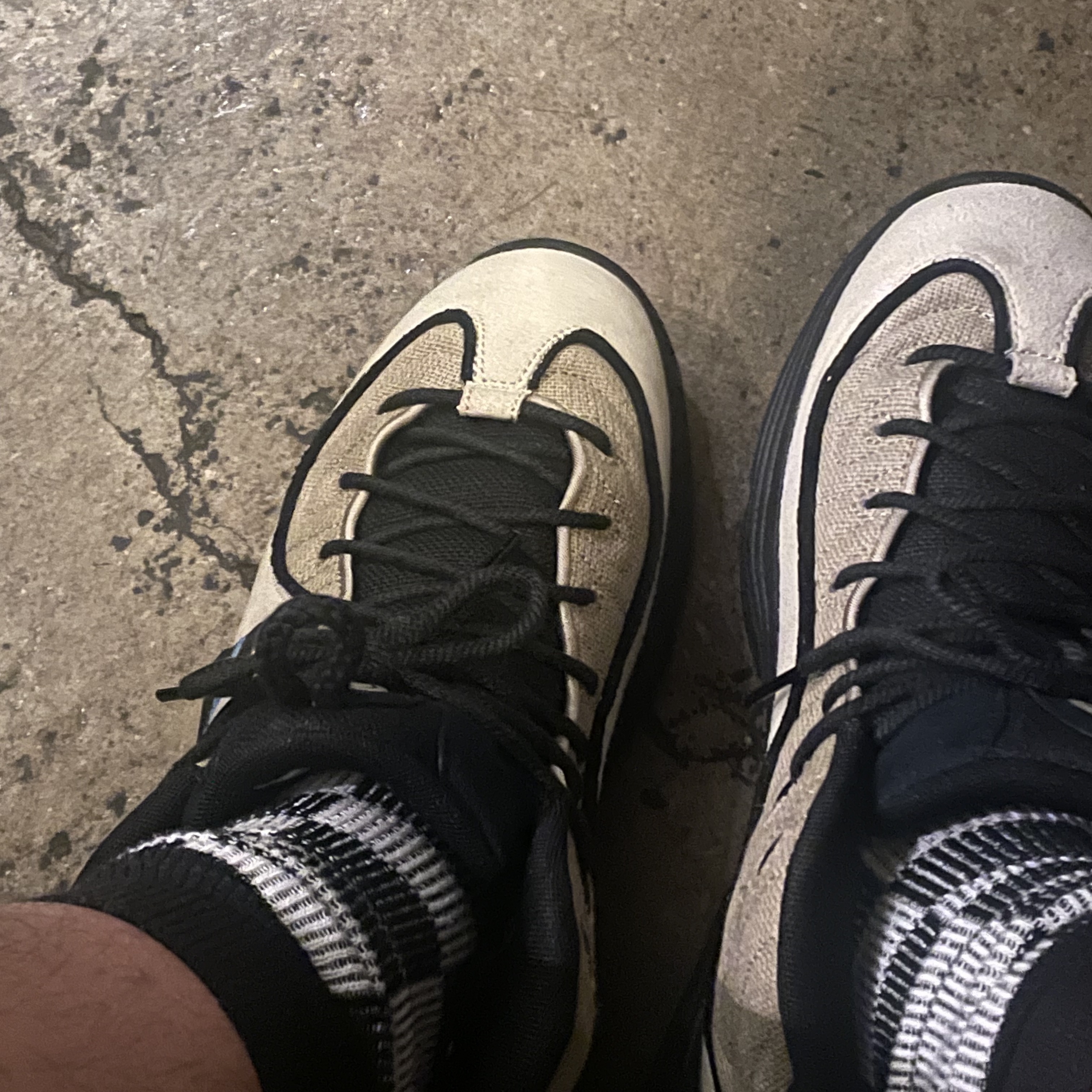 Nike x Stussy Air Penny II Rattan and Limestone 착용 스타일