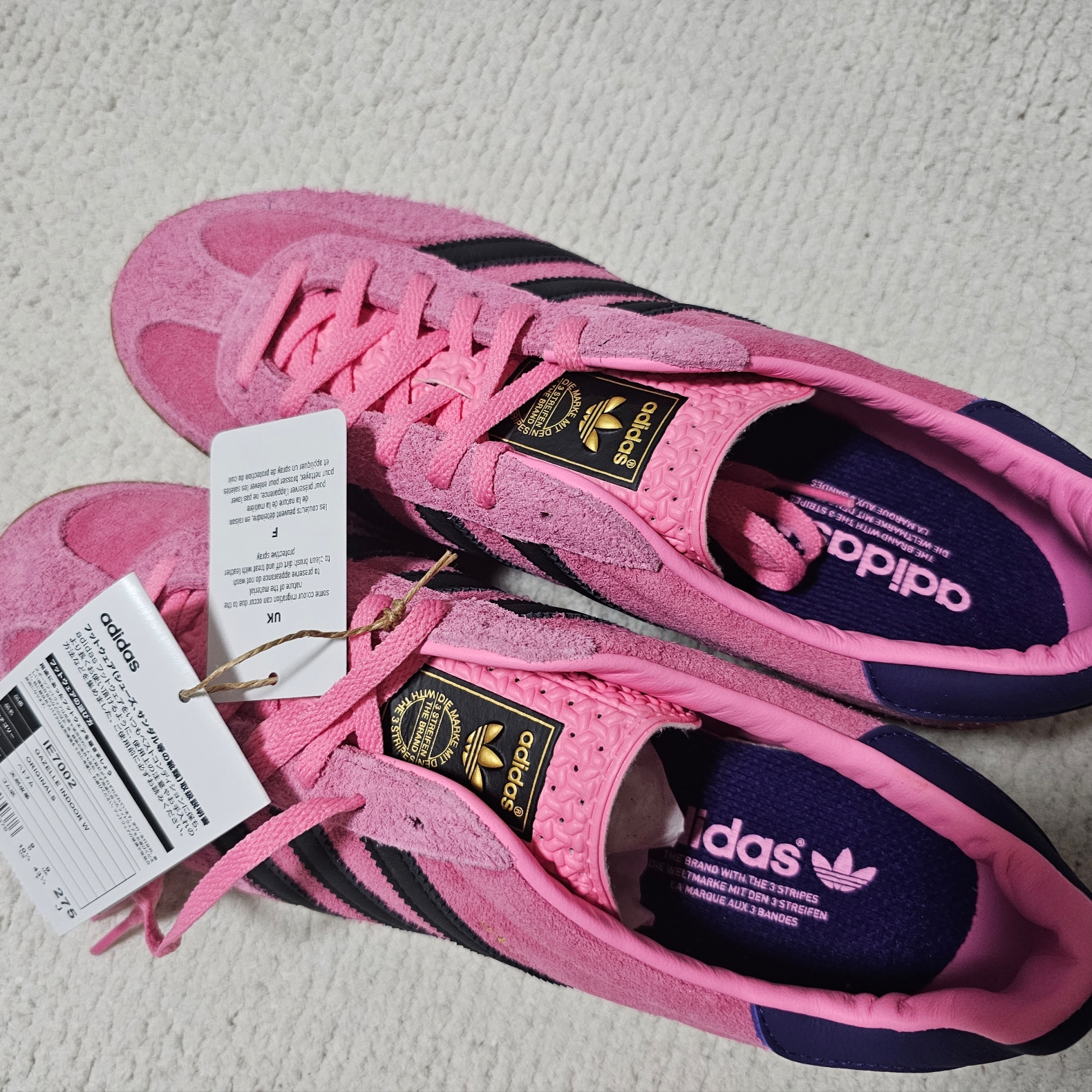 (W) Adidas Gazelle Indoor Bliss Pink ์ฐฉ์ฉ ์คํ์ผ - 1