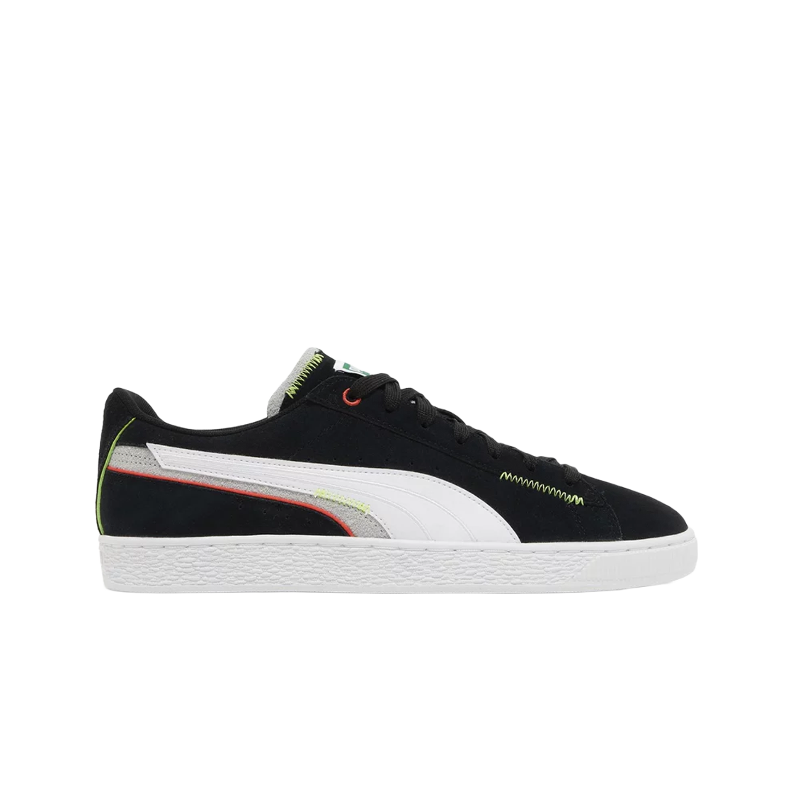 382875-05 Puma Suede Displaced Black Harbor Mist