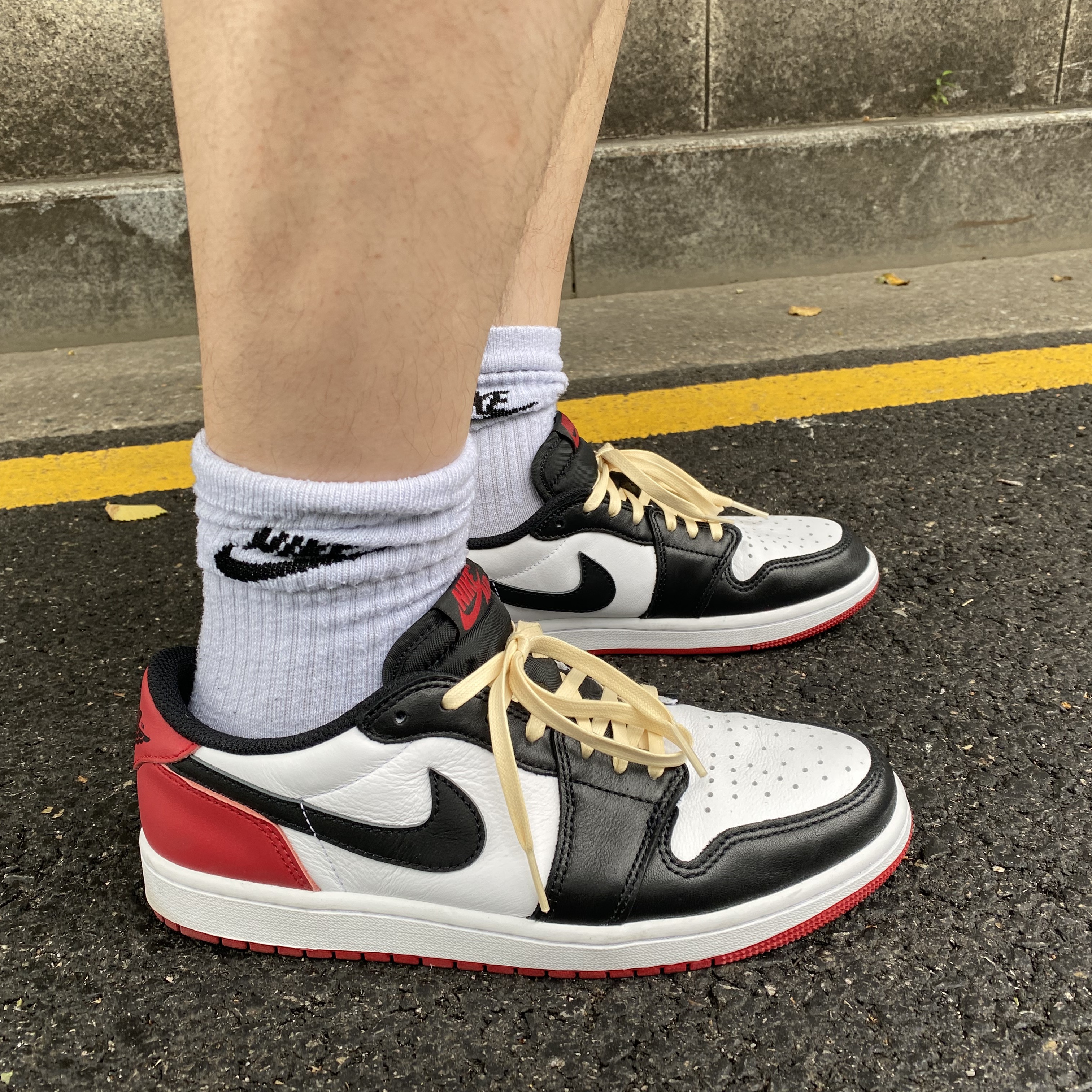 Jordan 1 Retro Low OG Black Toe 착용 스타일
