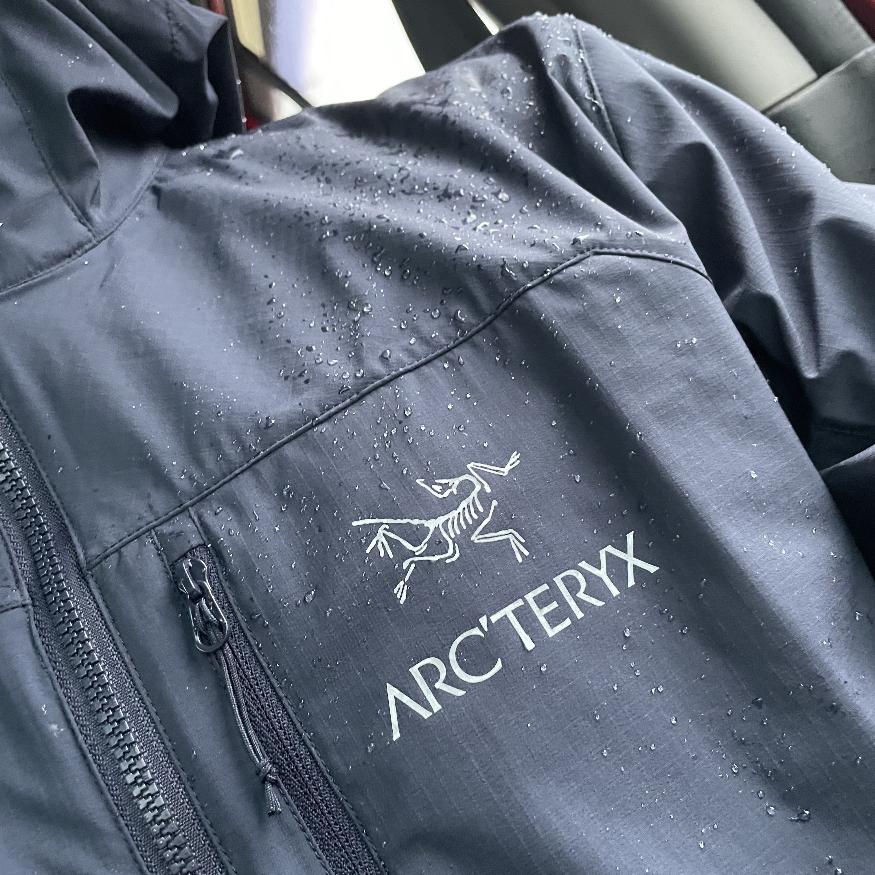 Arc'teryx Squamish Hoody Black Sapphire 착용 스타일 - 1