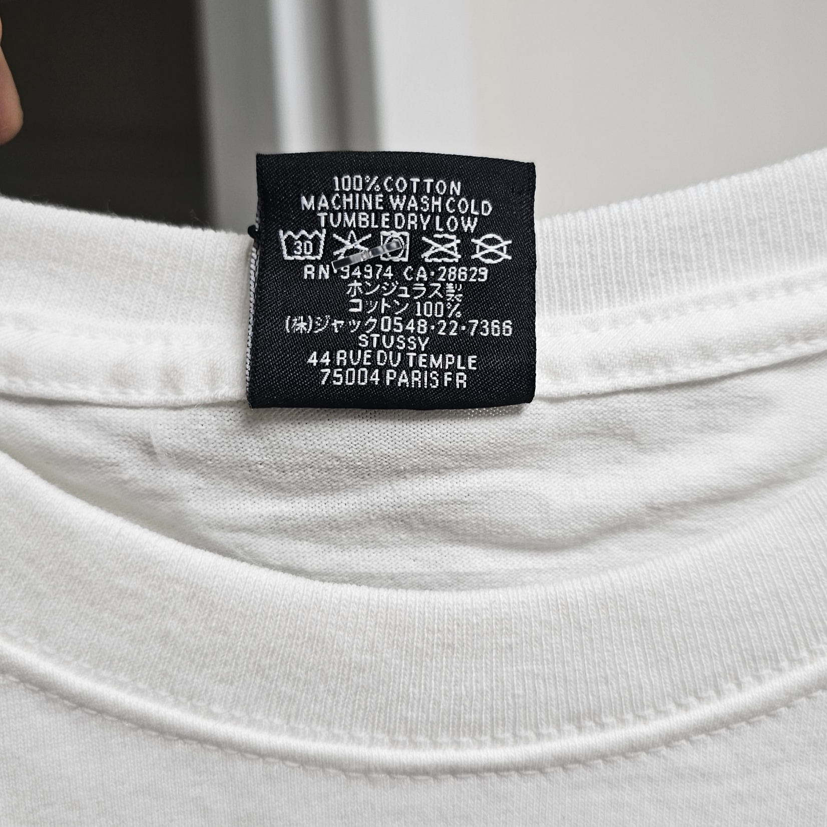 Stussy Diced Out T-Shirt Black, Stussy Diced Out T-Shirt White 착용 스타일 - 2