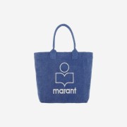 Isabel Marant Small Yenky Logo Tote Bag Blue