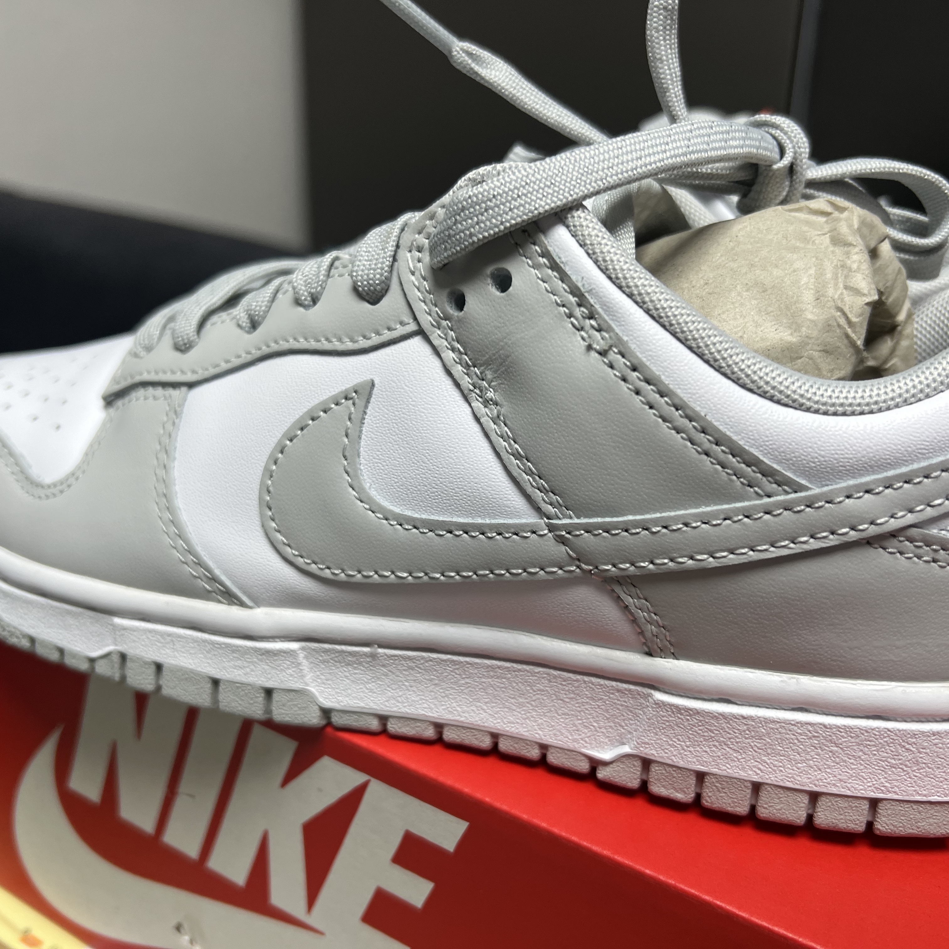 Nike Dunk Low Retro Grey Fog 착용 스타일 - 2