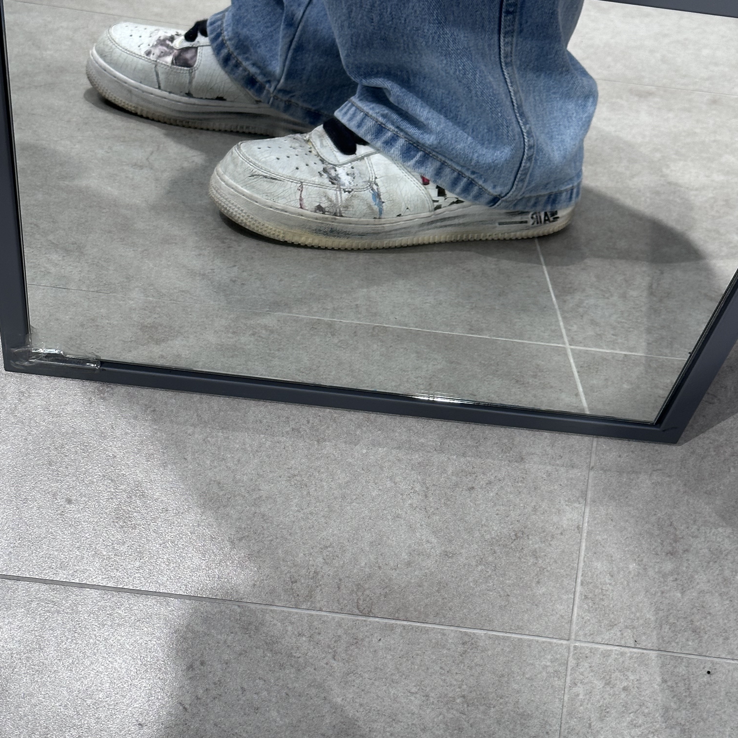 Nike x Peaceminusone Air Force 1 Low Para-Noise 2.0 착용 스타일 - 2