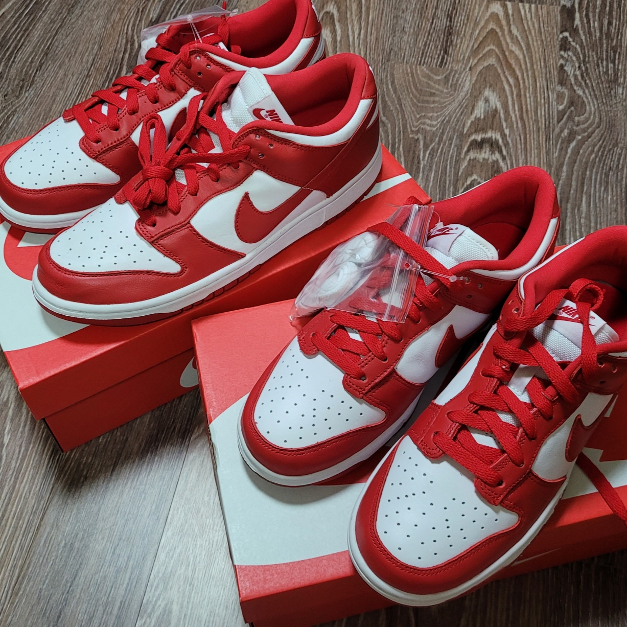 Asics x Otto 958 Gel-Flexkee 958 Hunter Green Black, Nike Dunk Low Retro Grey Fog 착용 스타일 - 3