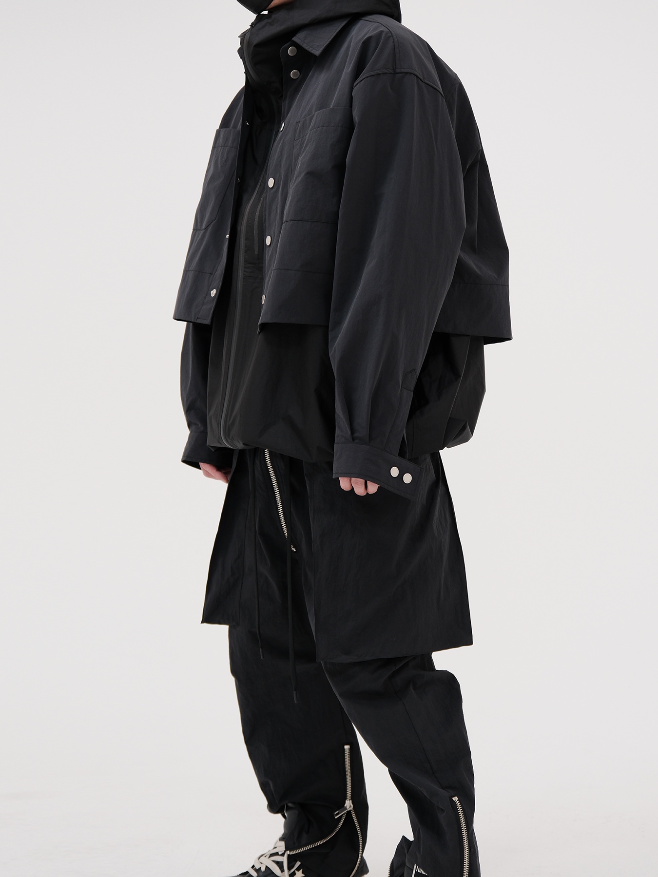 Converse x Drkshdw Turbowpn Black Cream 착용 스타일 - 5