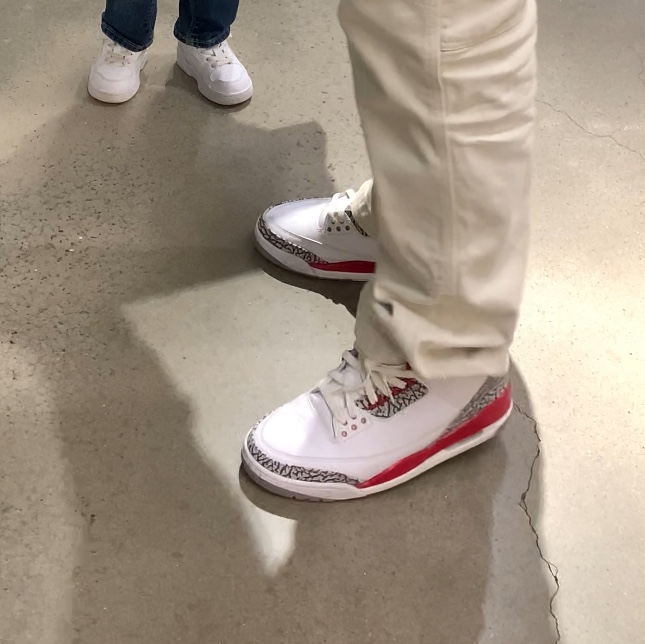 (TD) Jordan 3 Retro Cardinal Red, Jordan 3 Retro Cardinal Red 착용 스타일 - 4