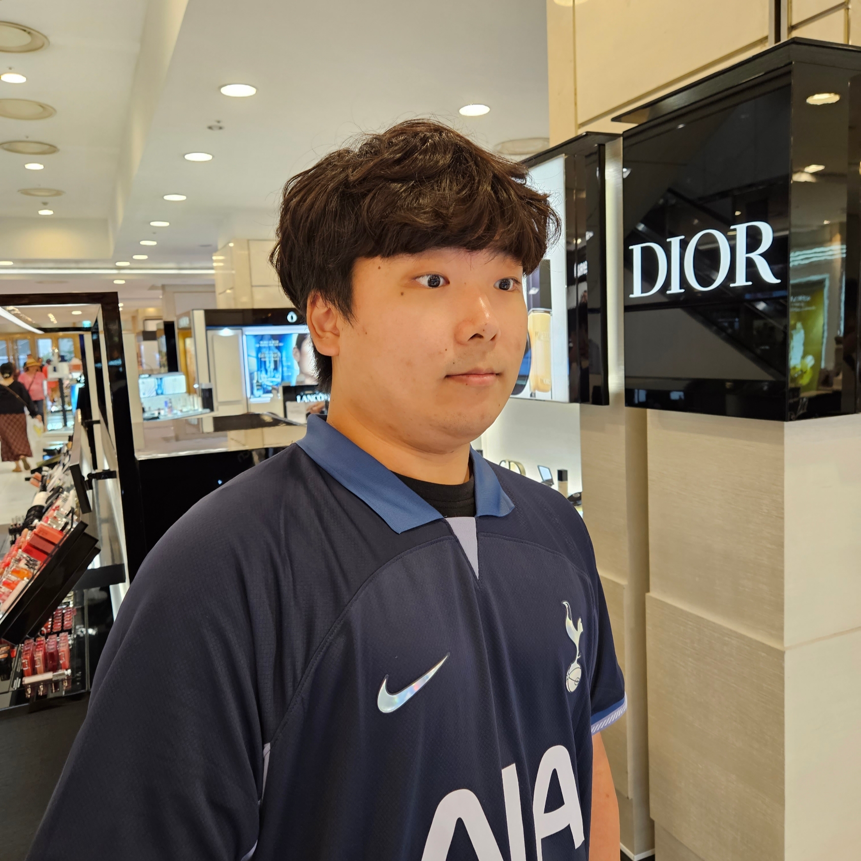 Nike Tottenham Hotspur 2023/24 Dri-Fit Stadium Away Jersey Mystic Navy (Non Marking Ver.) 착용 스타일