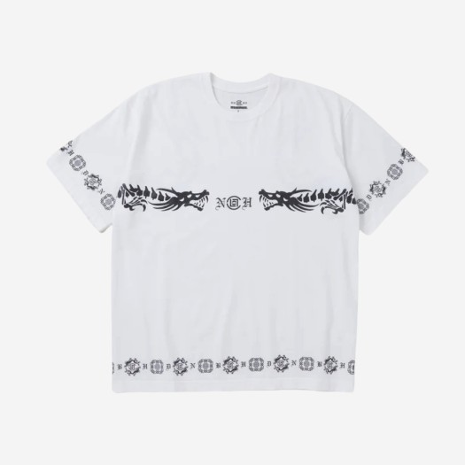 네이버후드 x 클랏 숏슬리브 티셔츠 화이트
