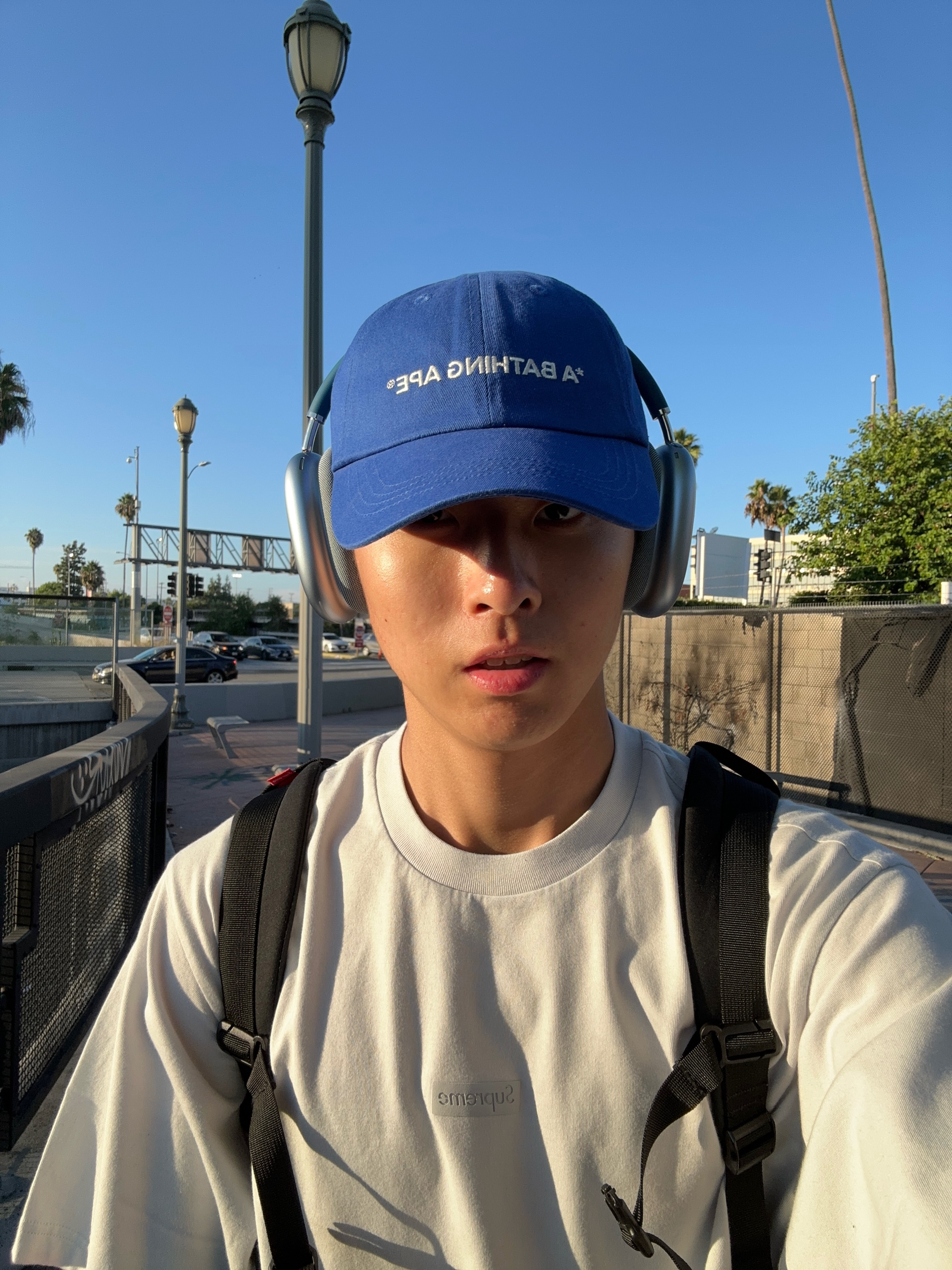 Supreme High Density Small Box S/S Top Grey - 23FW 착용 스타일 - 1