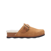(W) Clarks Brynn Slide Tan Suede