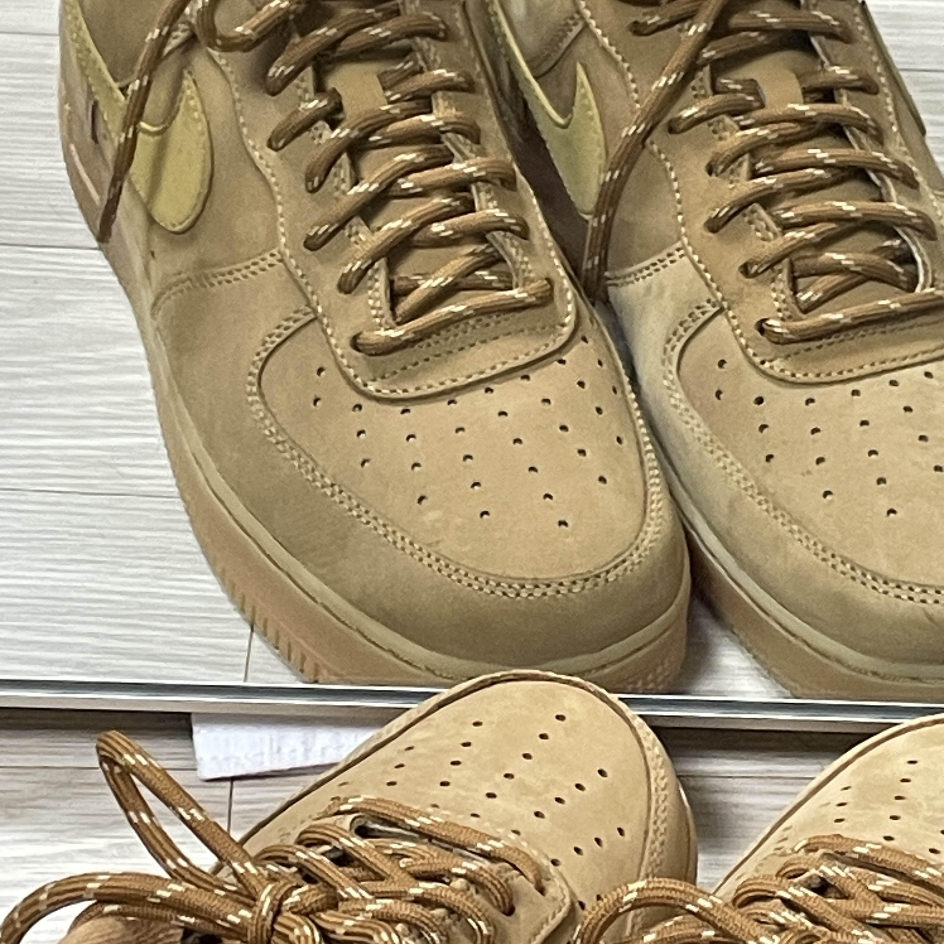 Nike Air Force 1 '07 WB Flax 착용 스타일 - 1