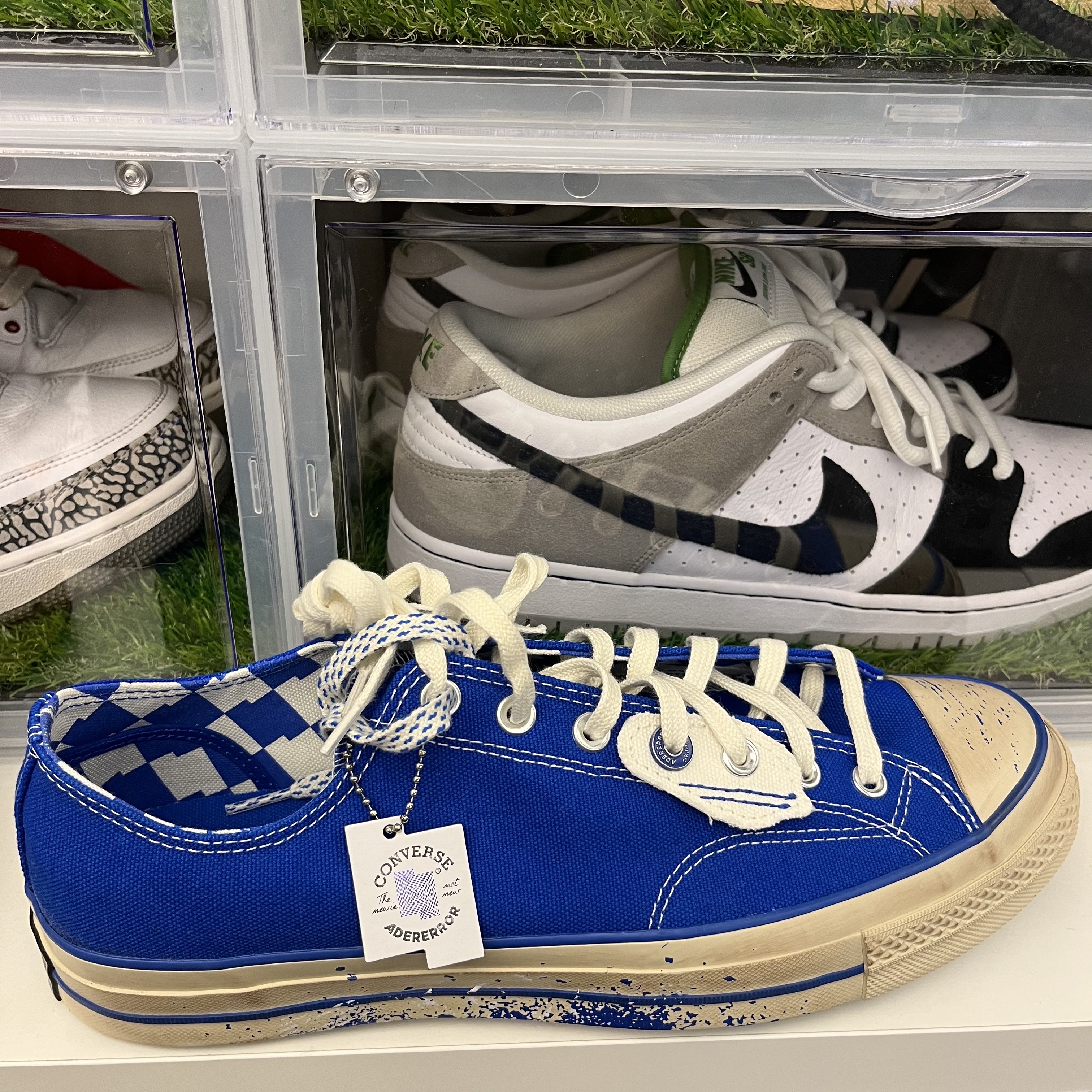 Converse x Ader Error Chuck 70 Ox Imperial Blue 착용 스타일 - 3