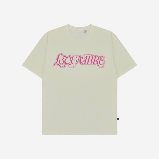 로우클래식 x 노벰브레 오버사이즈 핏 티셔츠 아이보리
