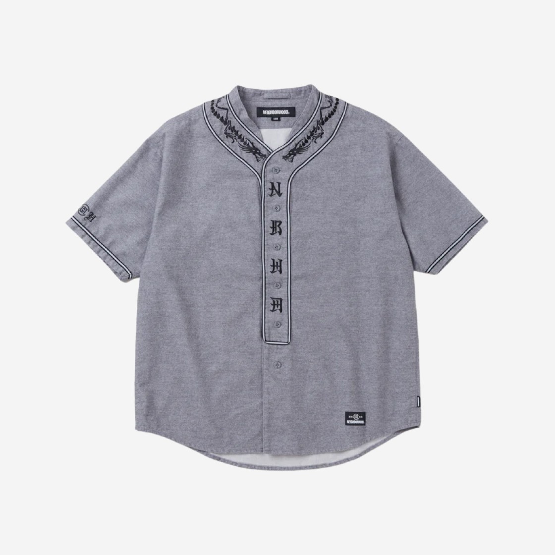 Neighborhood x Clot BB SS Shirt Gray 상세 이미지 1