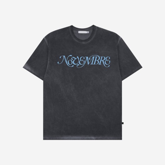 로우클래식 x 노벰브레 오버사이즈 핏 티셔츠 블랙