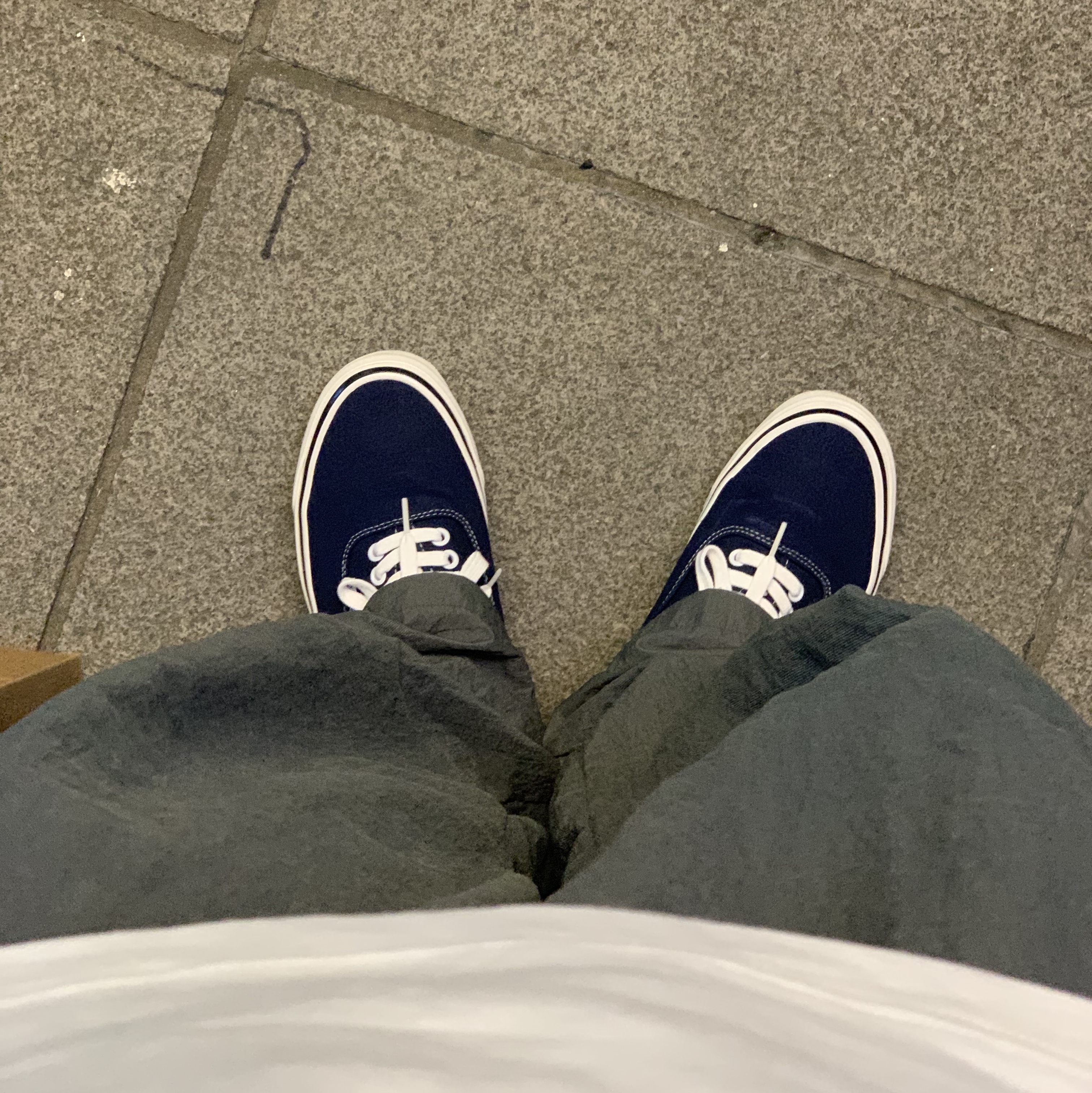 Vans Authentic 44 DX Anaheim Factory Dress Blues 착용 스타일