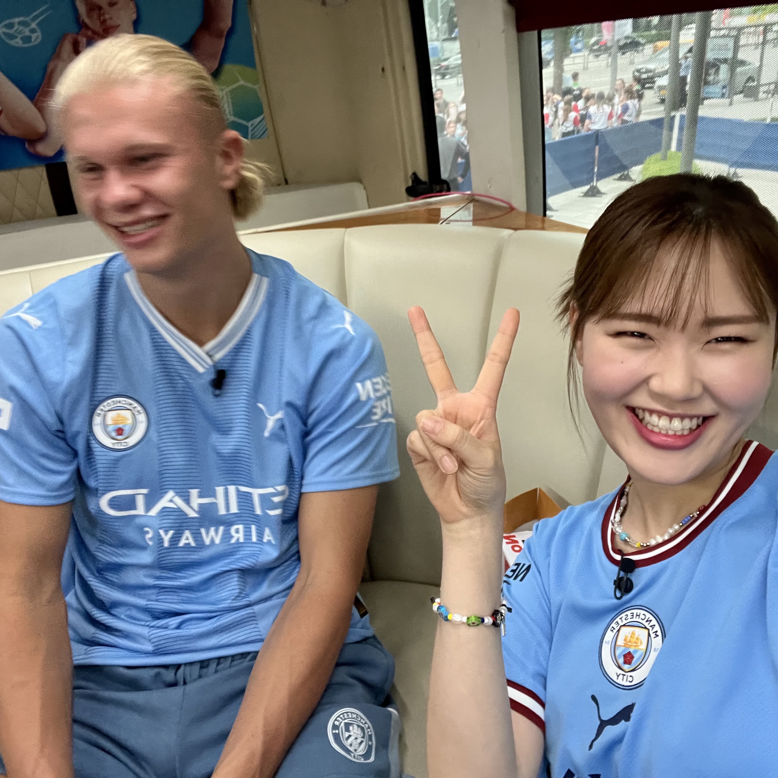 Puma Manchester City 2023/24 Home Jersey Team Light Blue (Non Marking Ver.) 착용 스타일 - 2