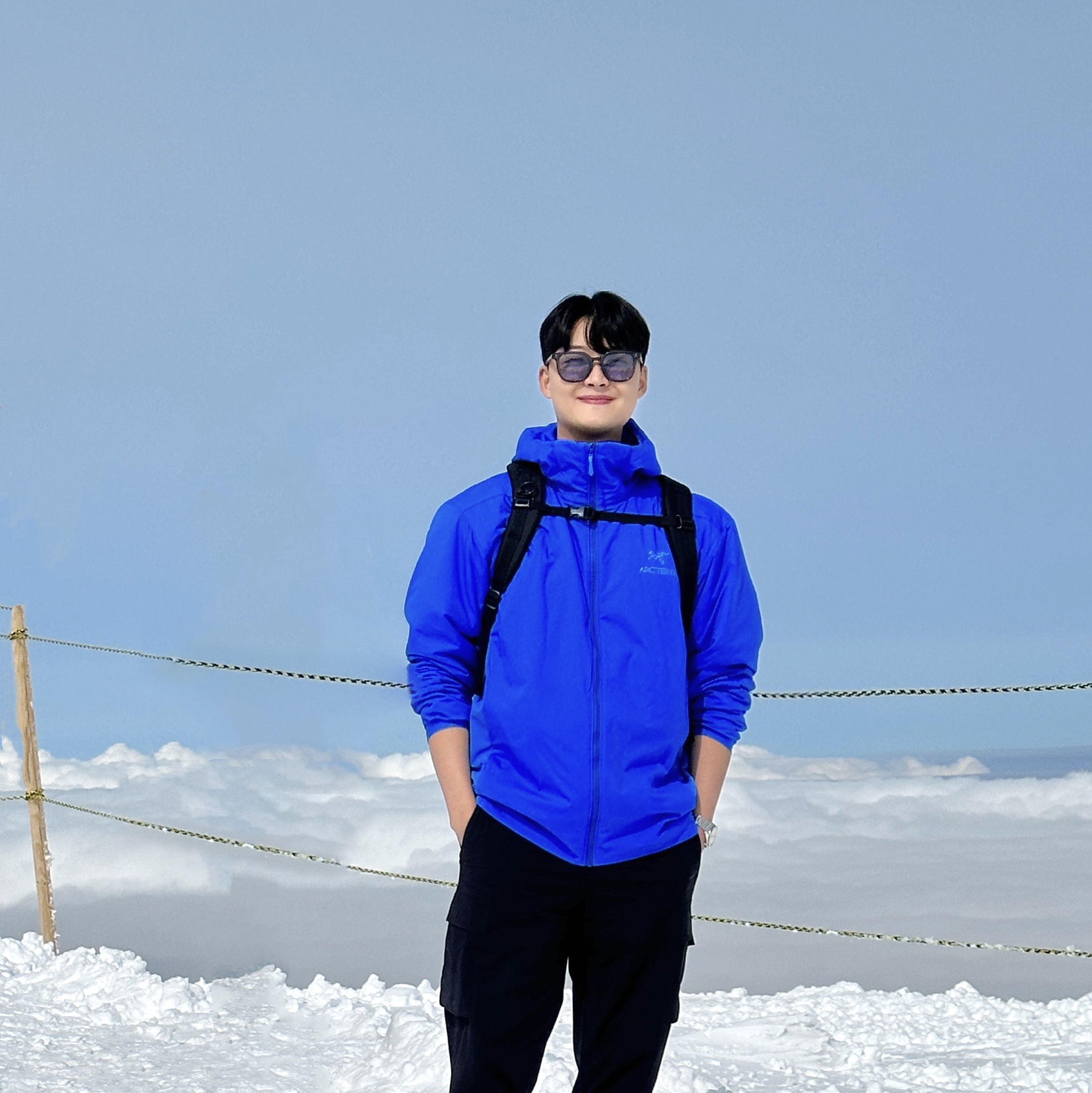 Arc'teryx Atom LT Hoody Fluidity 착용 스타일 - 2