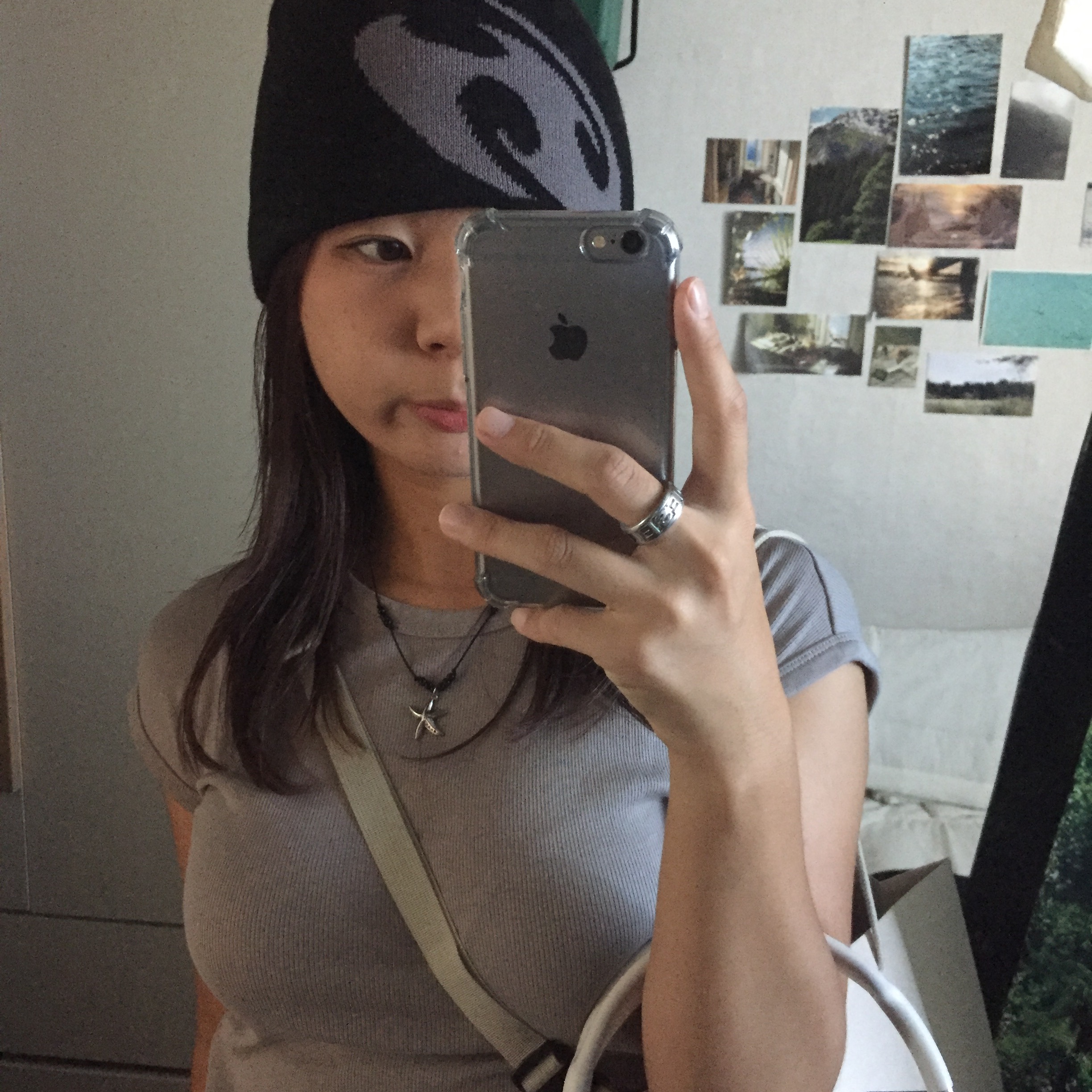 Sansan Gear Logo Beanie Black - 22FW, Apple AirPods Max Lightning Silver (Korean Ver.) 착용 스타일 - 2