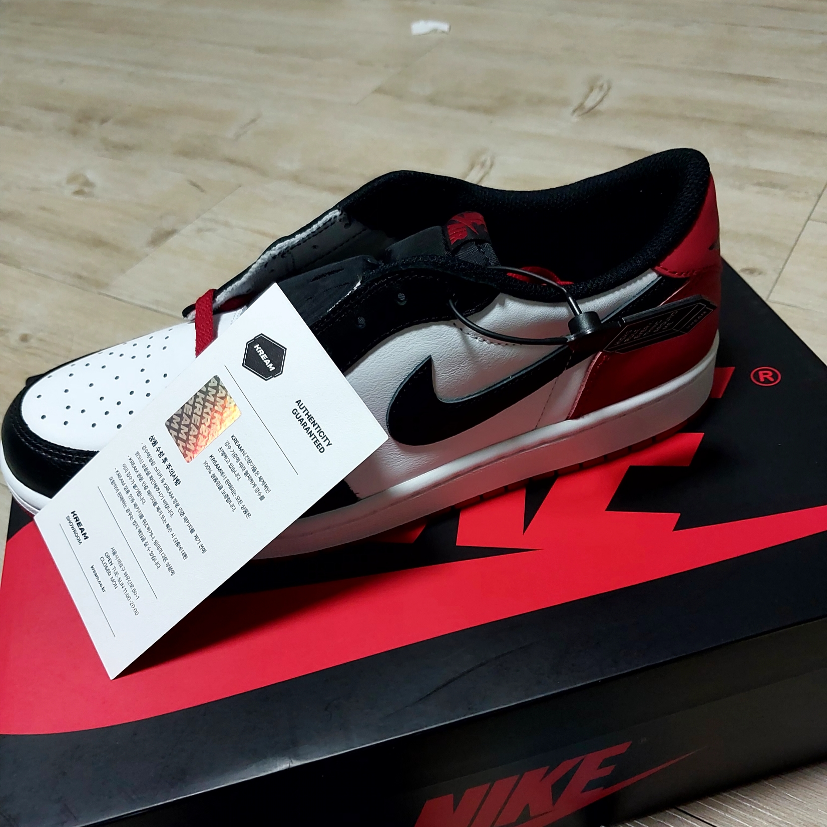 Jordan 1 Retro Low OG Black Toe 착용 스타일