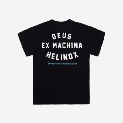 (W) 헬리녹스 x 데우스 엑스 마키나 티셔츠 블랙