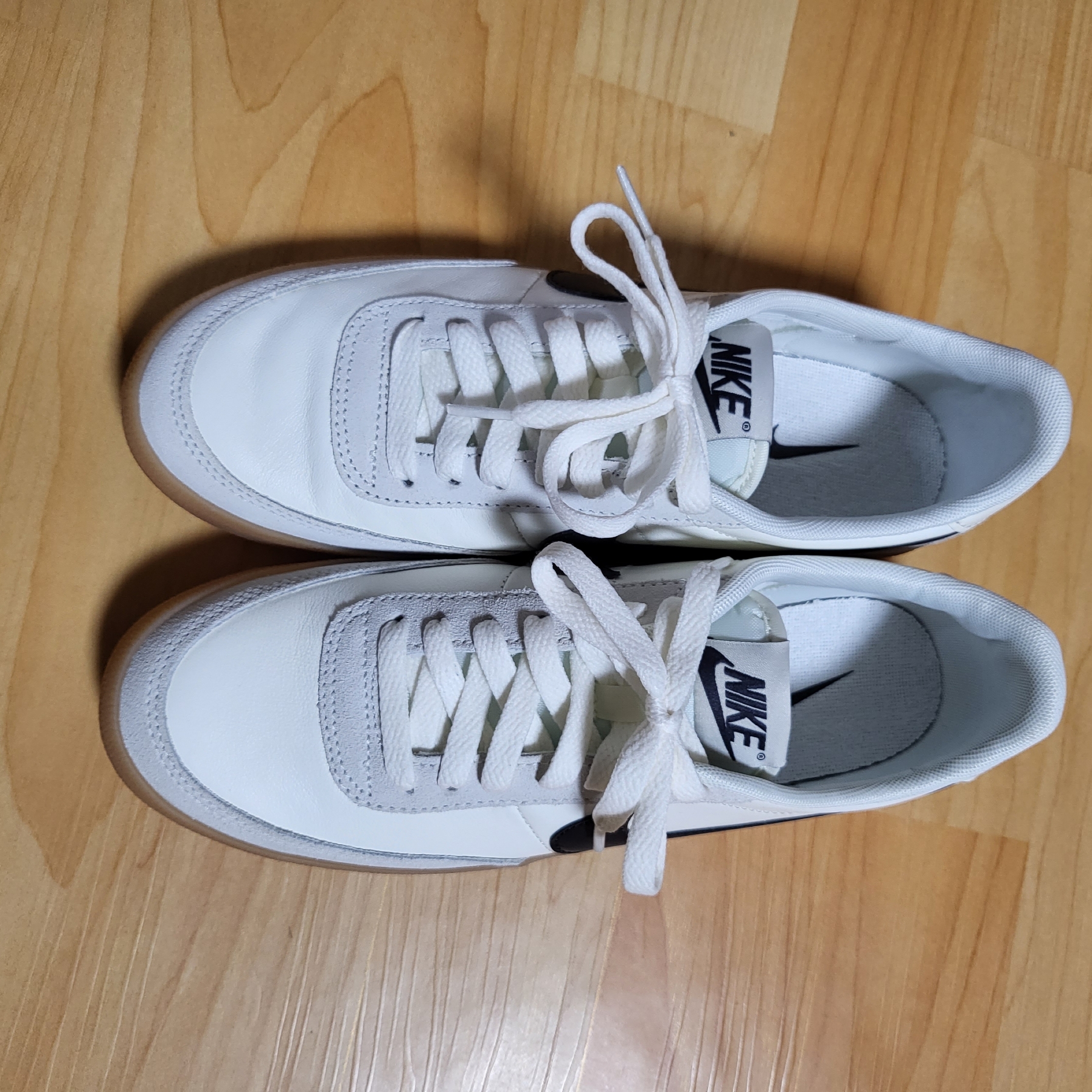 Nike Killshot 2 Leather Sail Oil Grey Gum 착용 스타일
