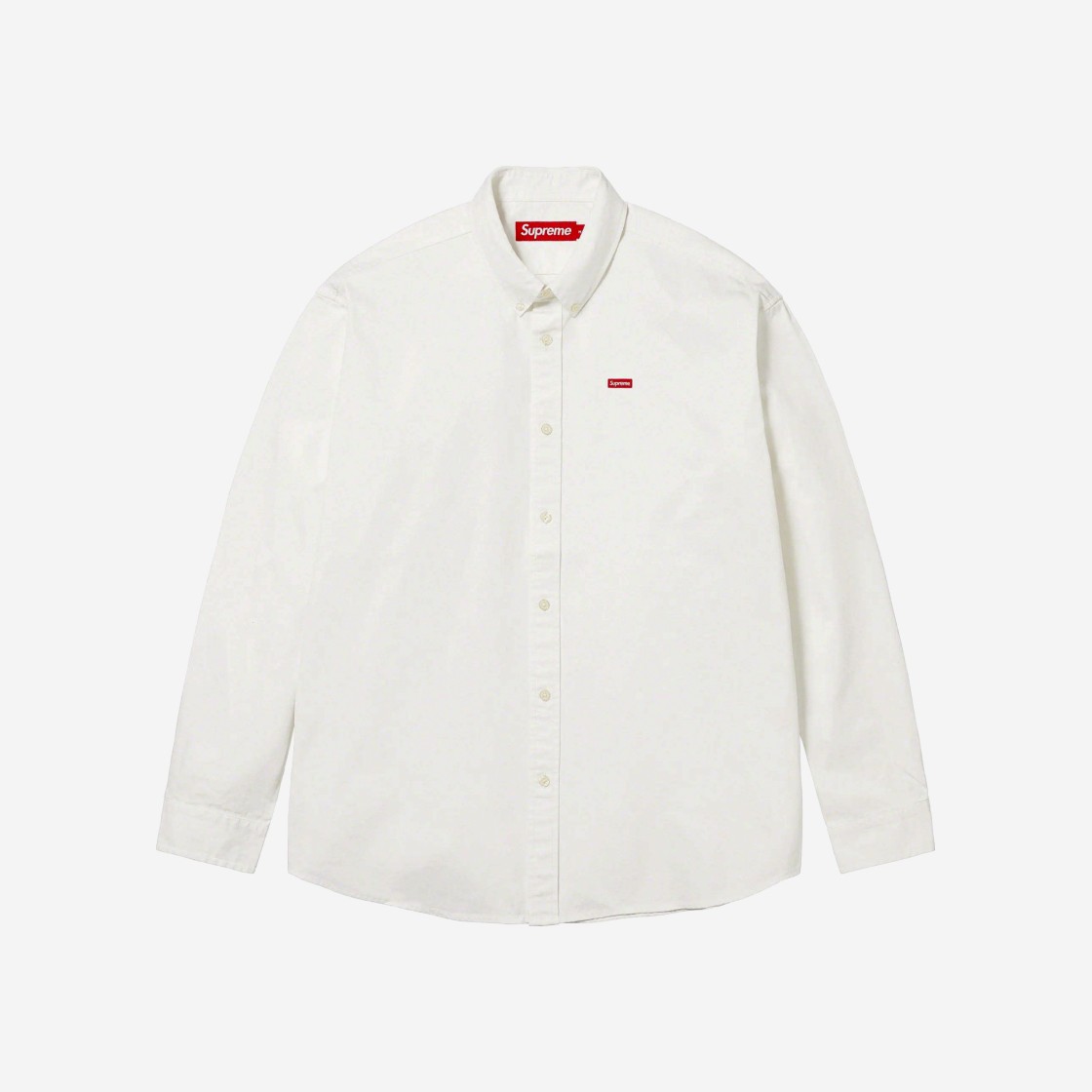 Supreme Small Box Shirt White - 23FW 상세 이미지 1