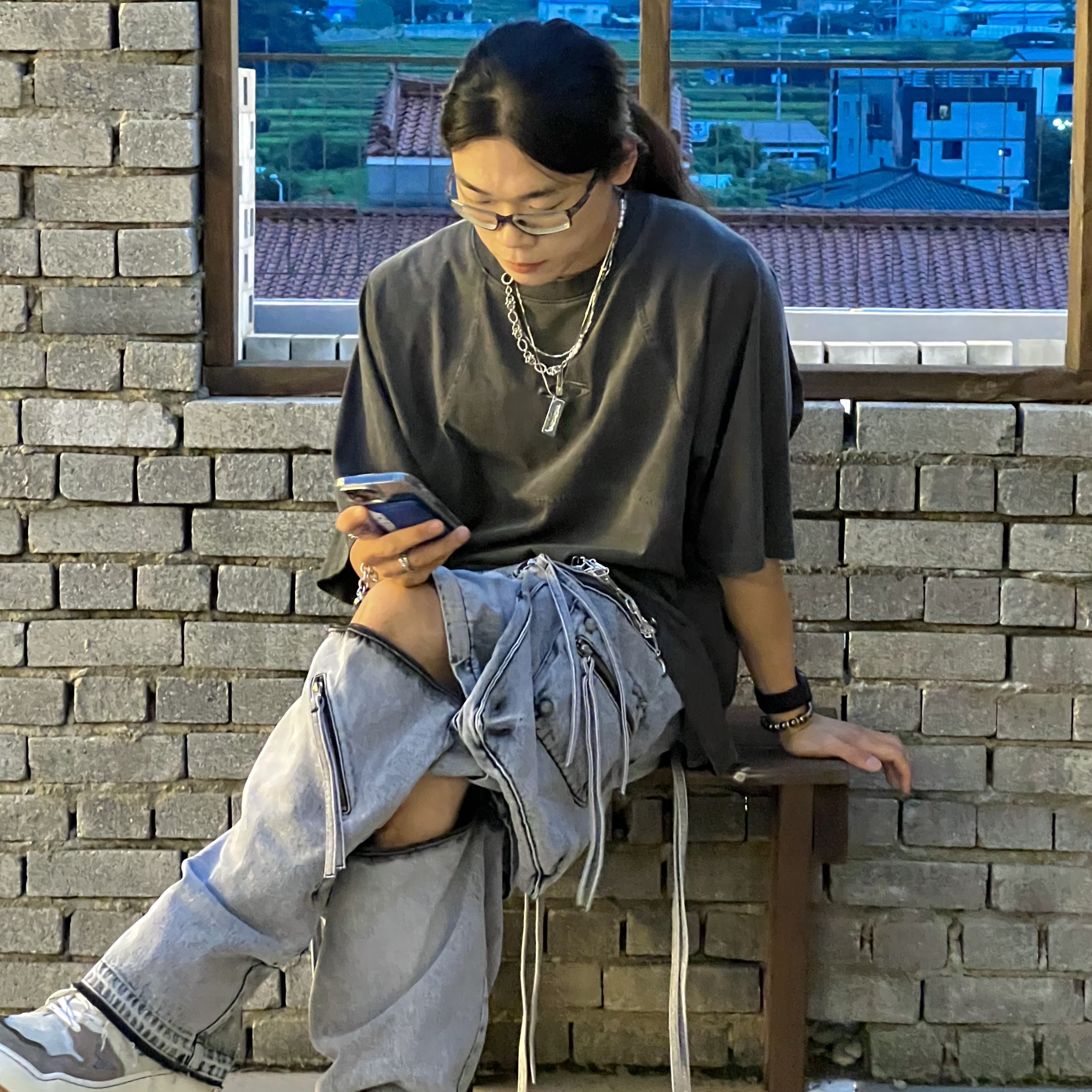 Ader Error Log; Khalif Green 착용 스타일 - 3