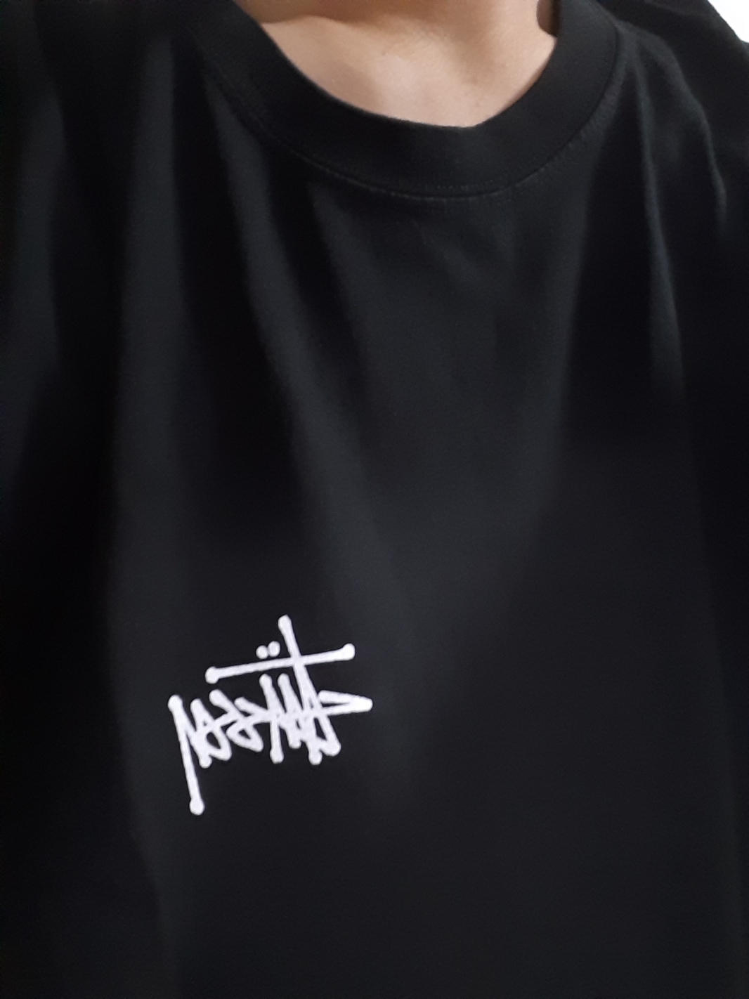Stussy Basic Stussy Pigment Dyed T-Shirt Black 2023 착용 스타일 - 2