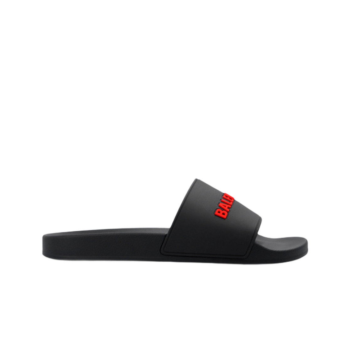 발렌시아가 풀 슬라이드 샌들 블랙 레드(Balenciaga Pool Slide Sandal Black Red) - 1