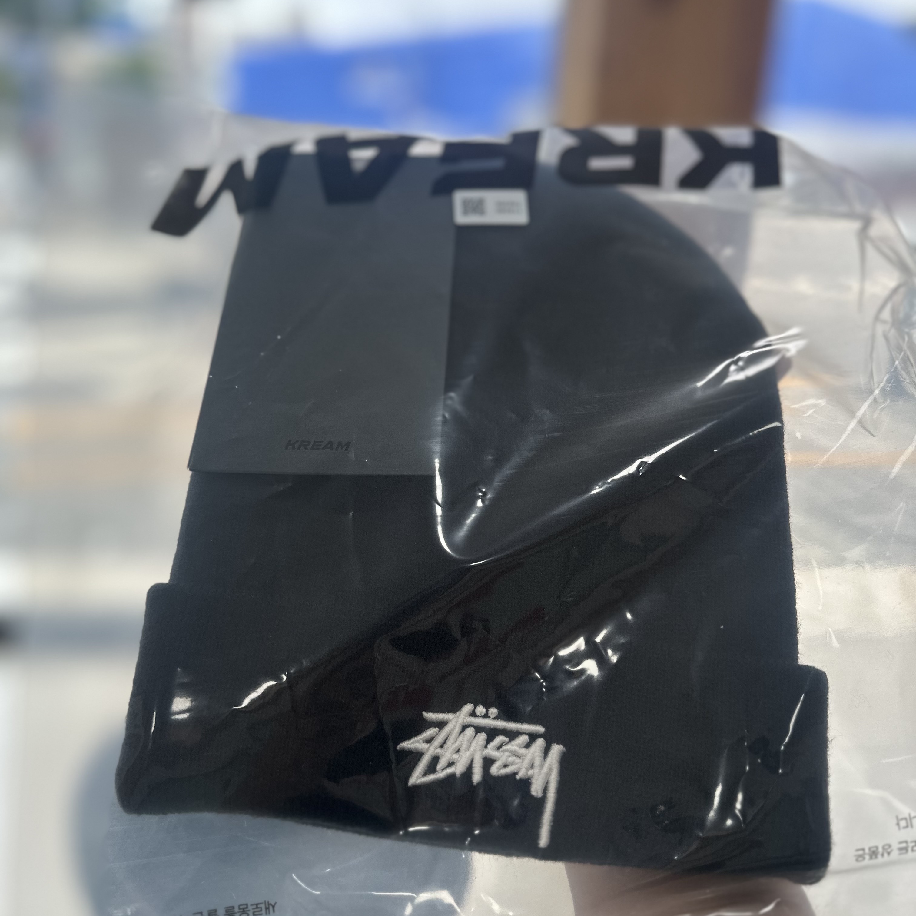 Nike x Stussy NRG Cuffed Beanie Black 착용 스타일