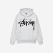 Stussy Dizzy Stock Hoodie Ash Heather