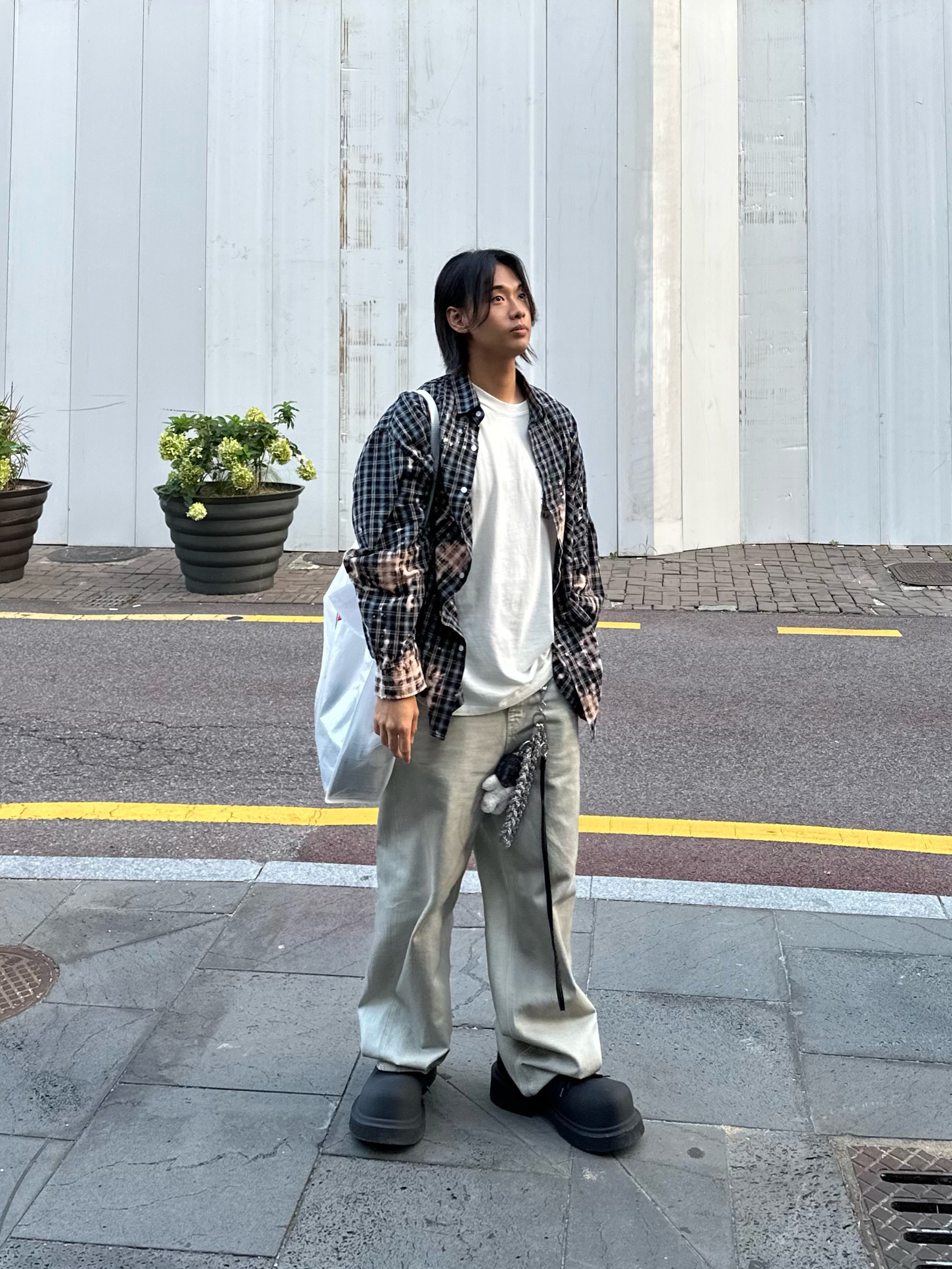 Balenciaga Steroid Derby Black 착용 스타일 - 1