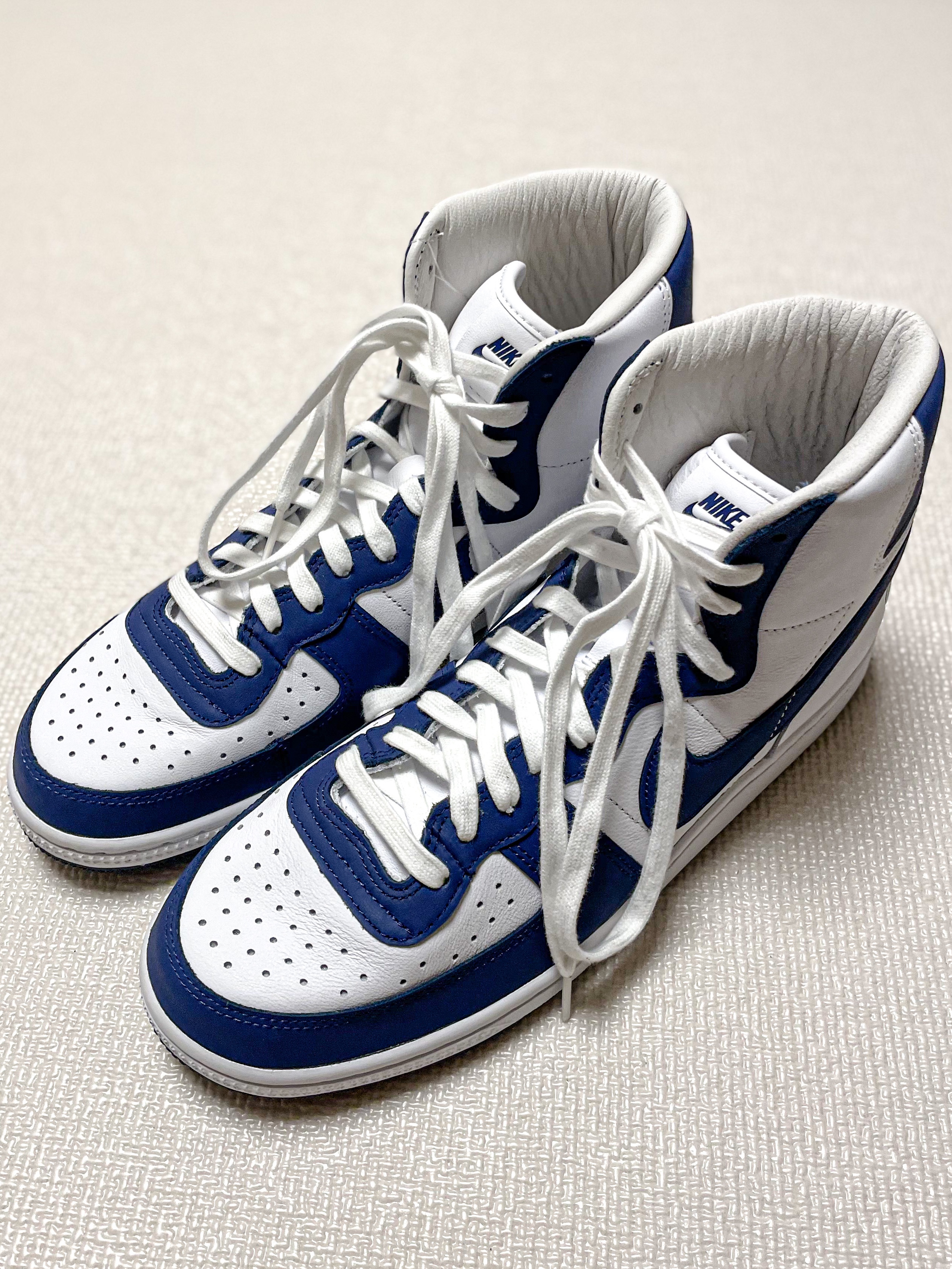 Nike x Comme des Garcons Homme Plus Terminator High Navy 착용 스타일 - 1