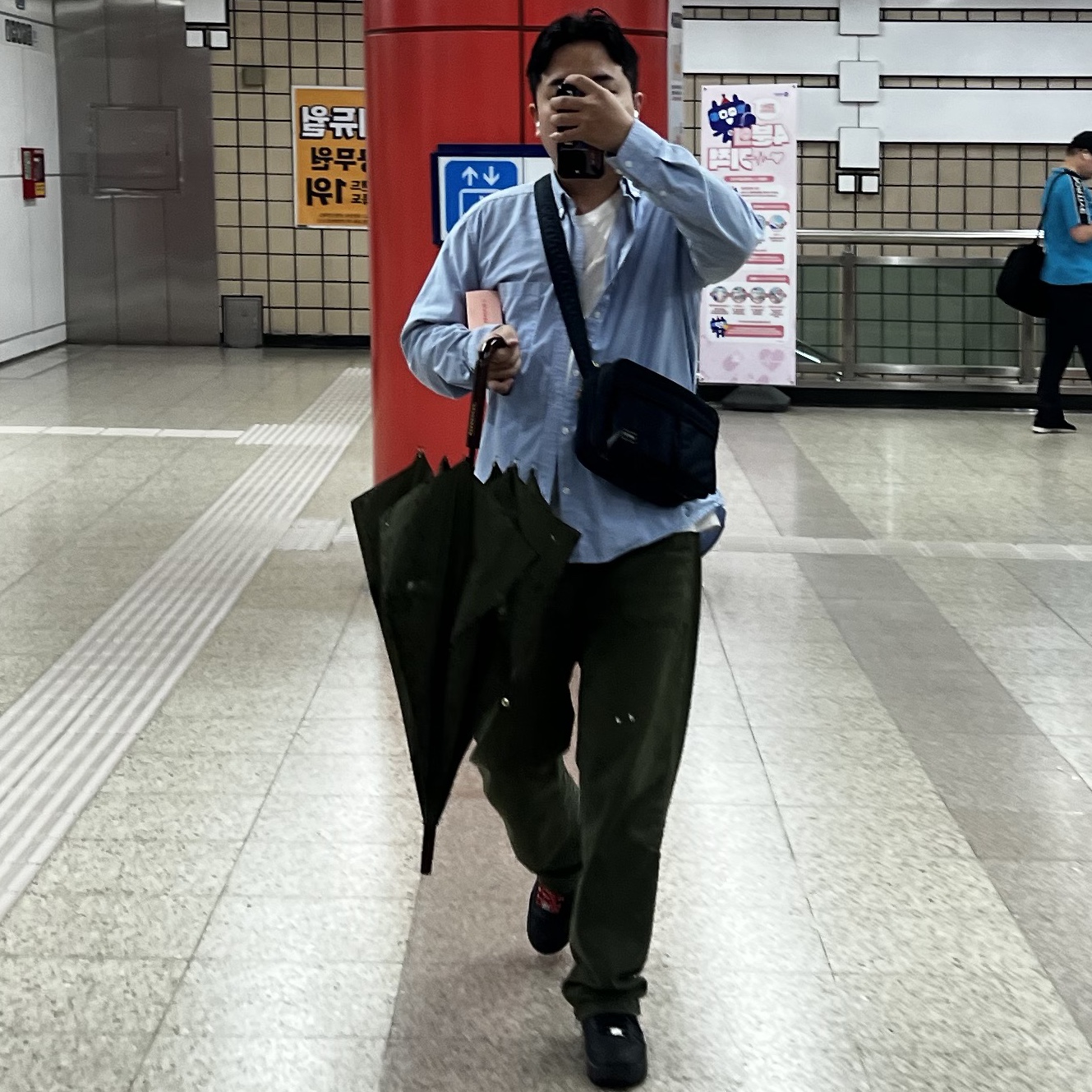 Porter Tanker Shoulder Bag S Iron Blue, Nike Air Force 1 '07 Low Triple Black 착용 스타일