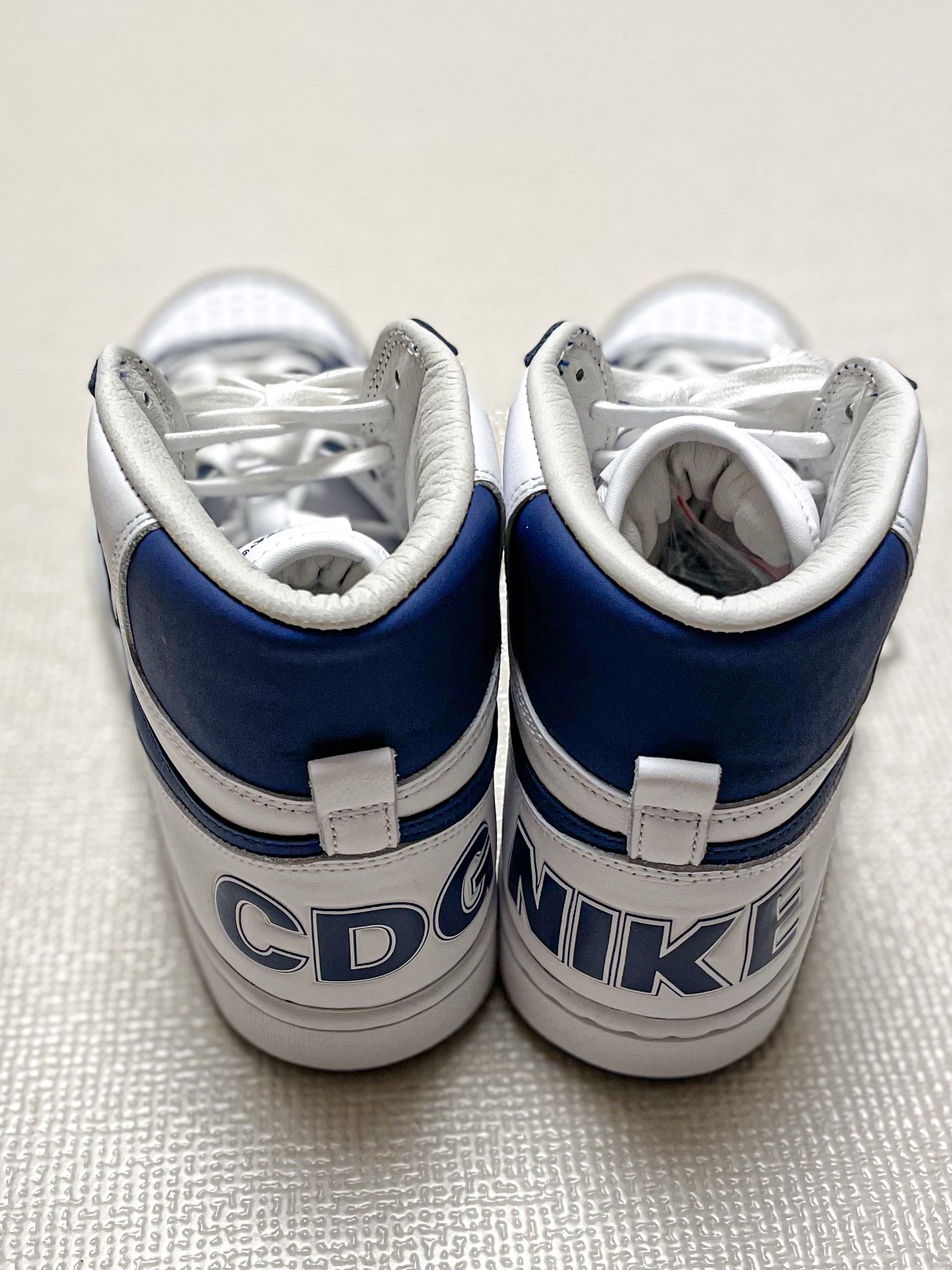 Nike x Comme des Garcons Homme Plus Terminator High Navy 착용 스타일 - 3