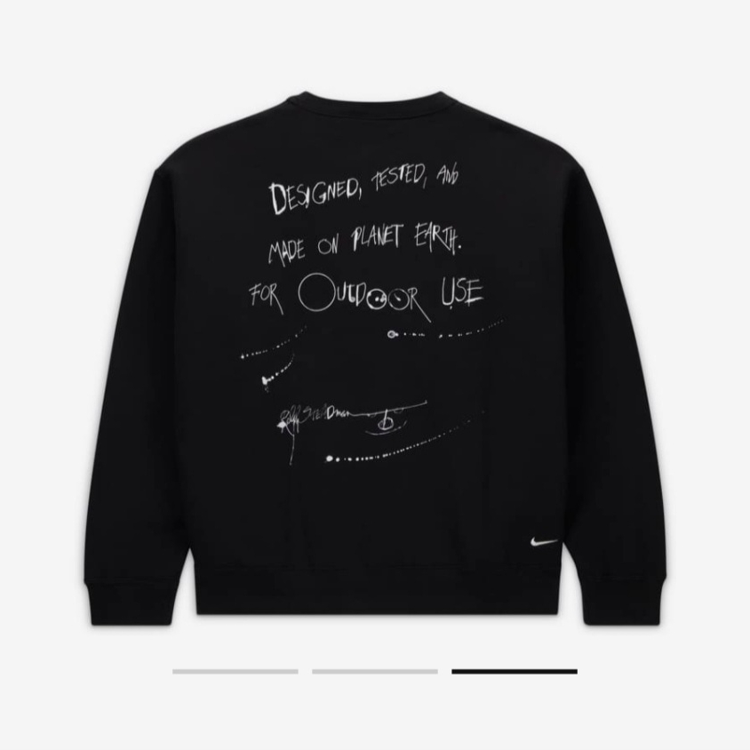Nike ACG Therma-Fit Ralph Steadman Fleece Crew Black - Asia 착용 스타일 - 1