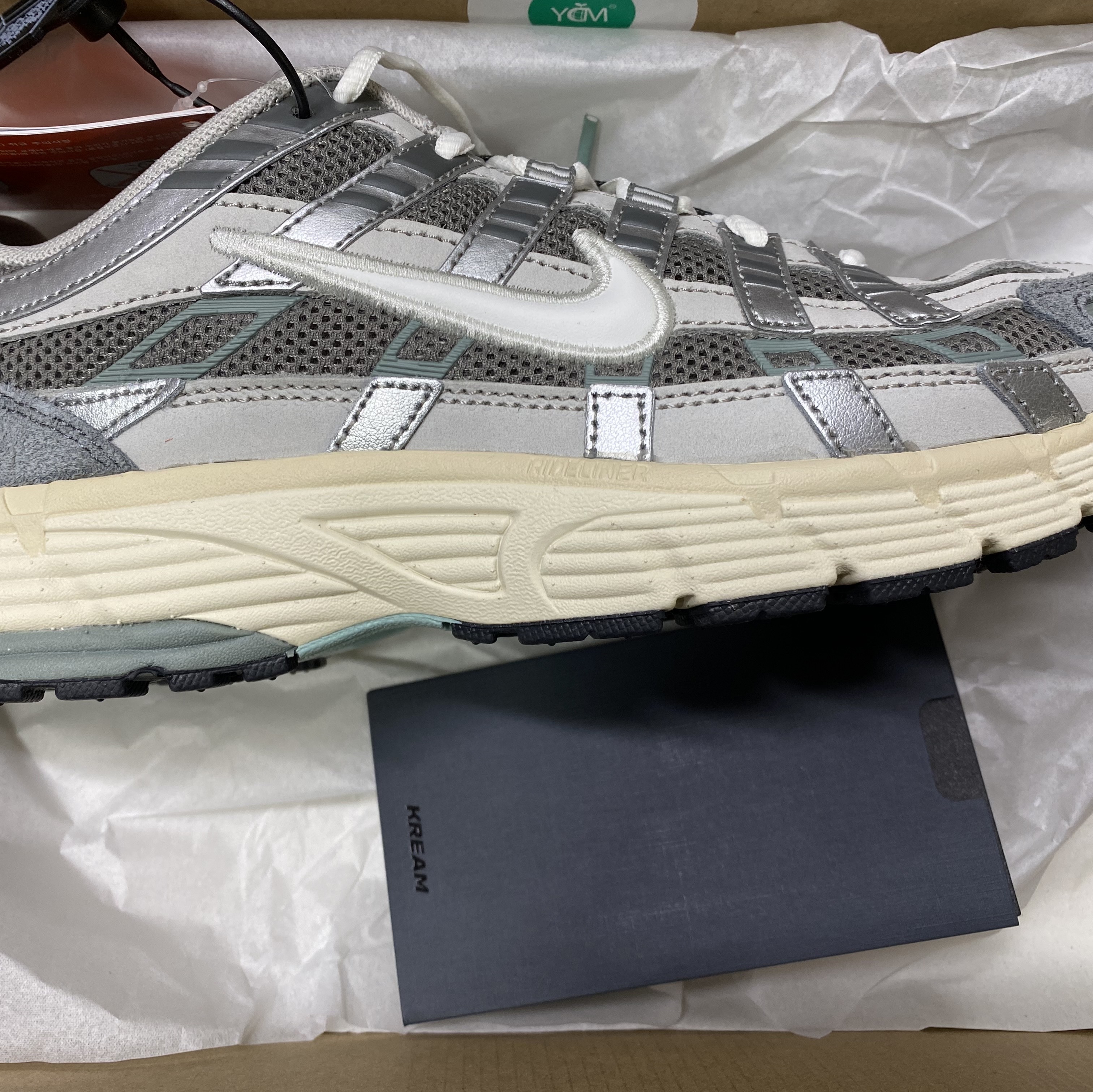 Nike P-6000 Flat Pewter Light Iron Ore 착용 스타일 - 1
