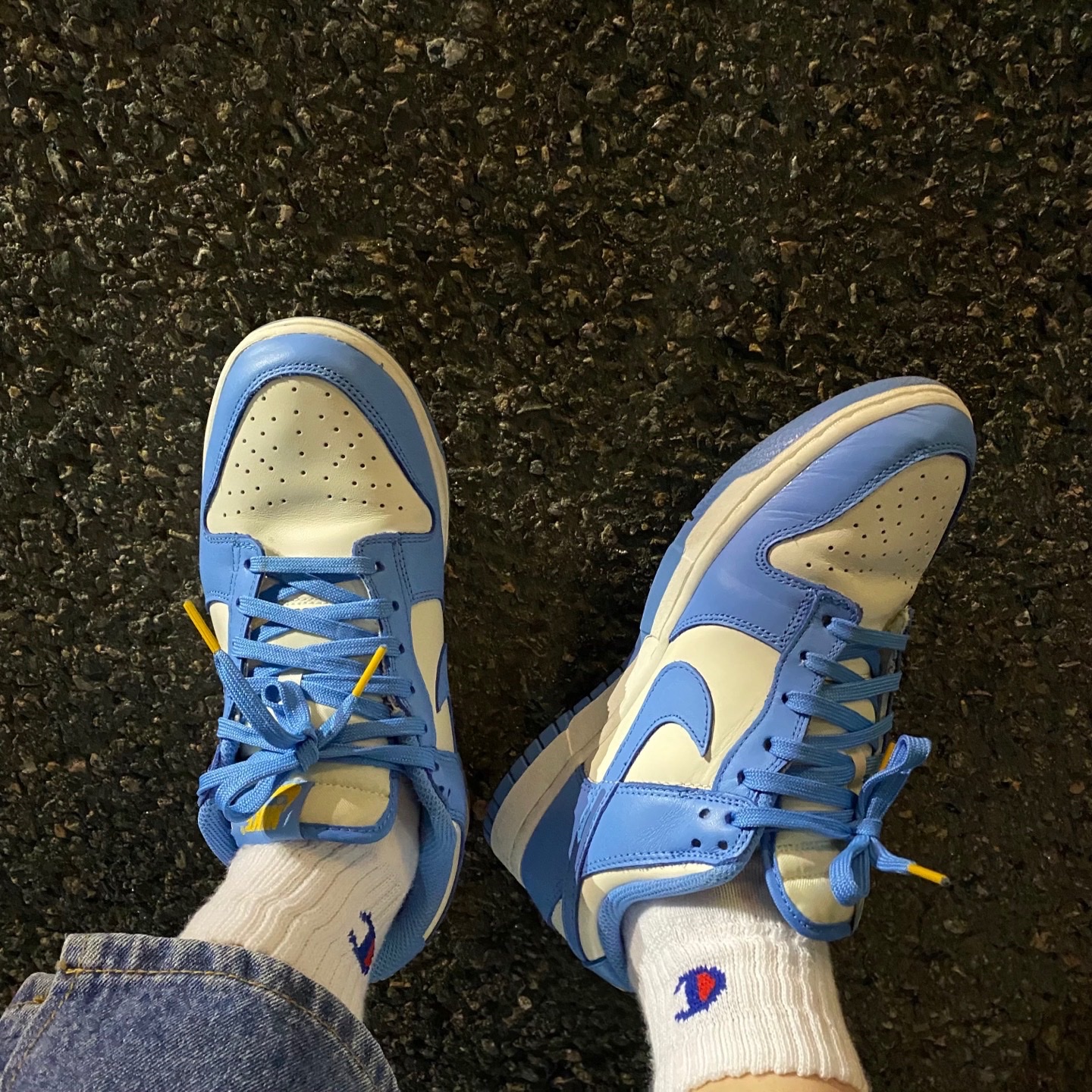 (W) Nike Dunk Low Coast 착용 스타일 - 1